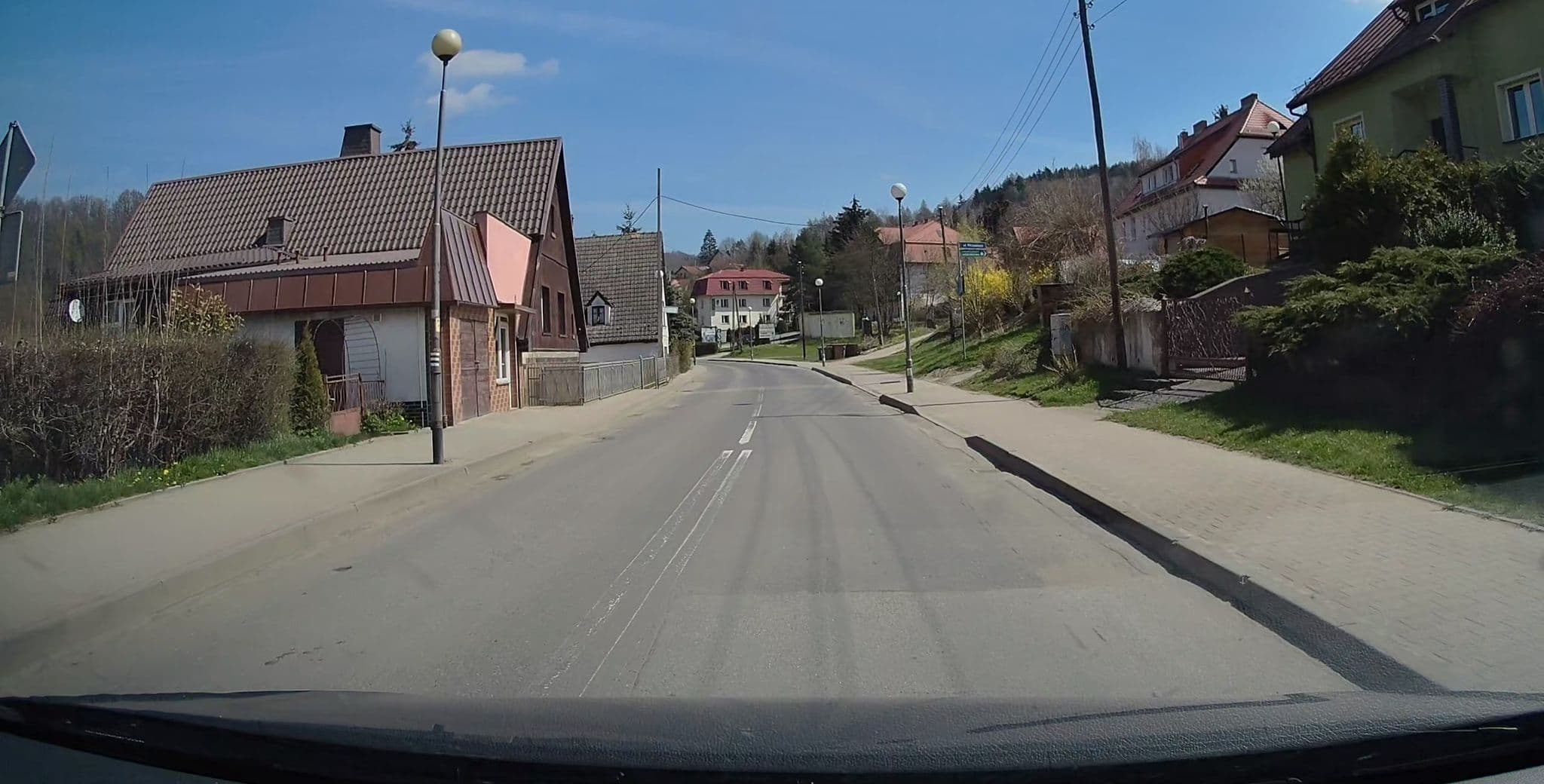Street view near Pokoje gościnne Ewa, Kudowa-Zdrój — © gpsmapper (CC BY-SA · Mapillary)