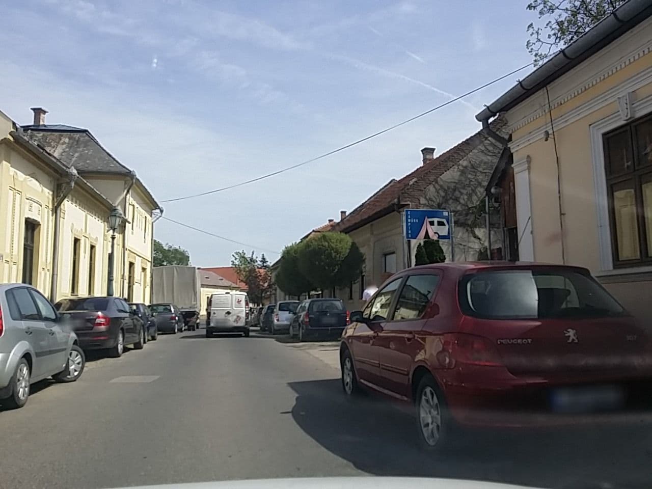 Street view near Márk Camping, Gyula — © utvonalfelmeresek (CC BY-SA · Mapillary)
