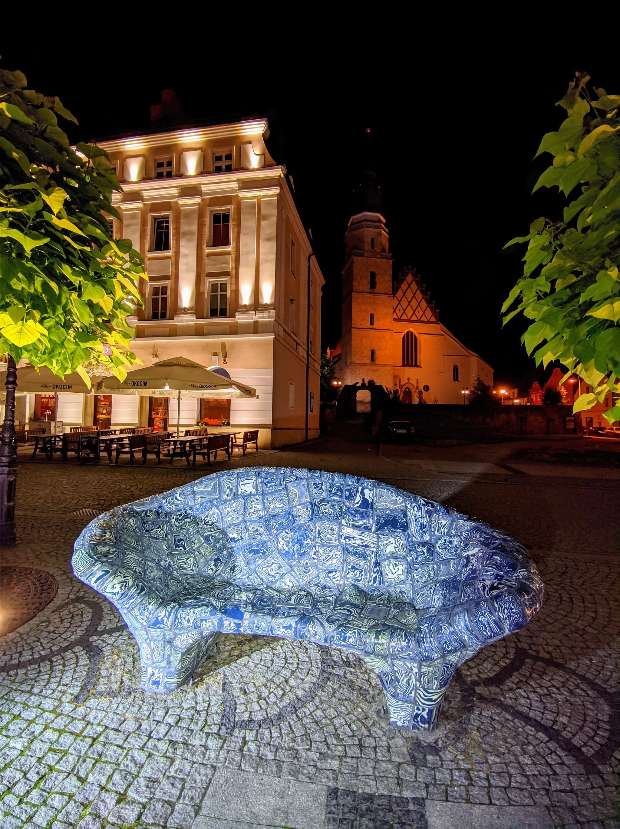 Street view near Niebieski Burak. Hotel, Bolesławiec — © km2bp (CC BY-SA · Mapillary)