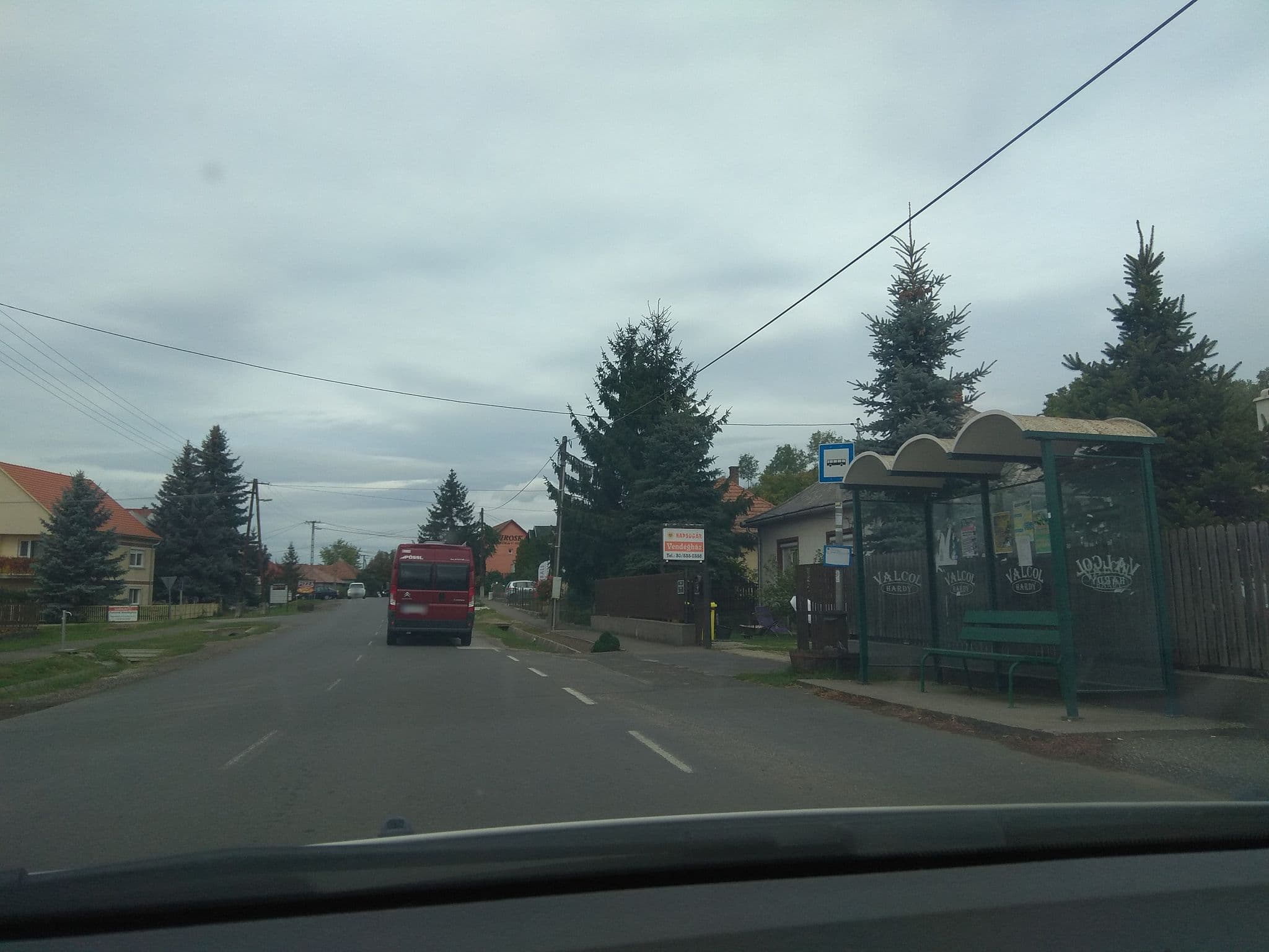 Street view near Napsugár Vendégház, Egerszalók — © dyaz (CC BY-SA · Mapillary)