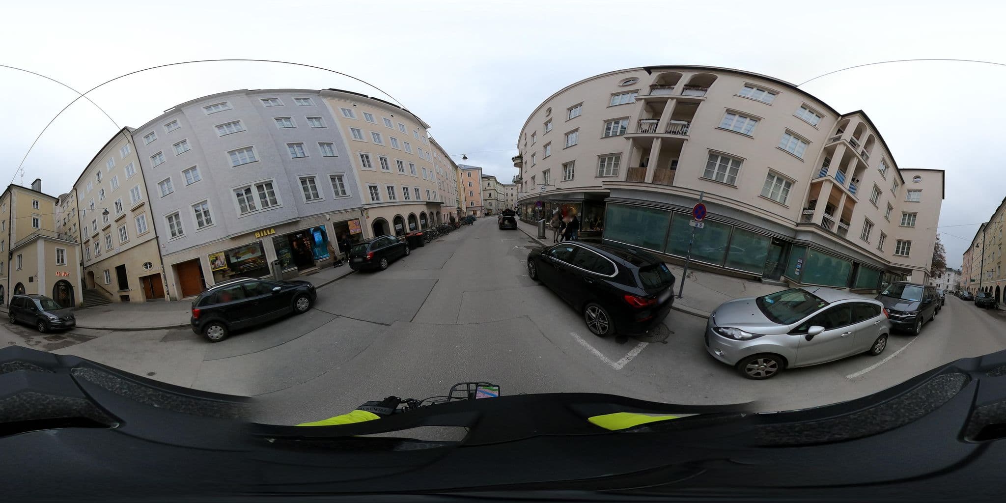Street view near Nonnberg Stube, Salzburg — © OidaHeast (CC BY-SA · Mapillary)