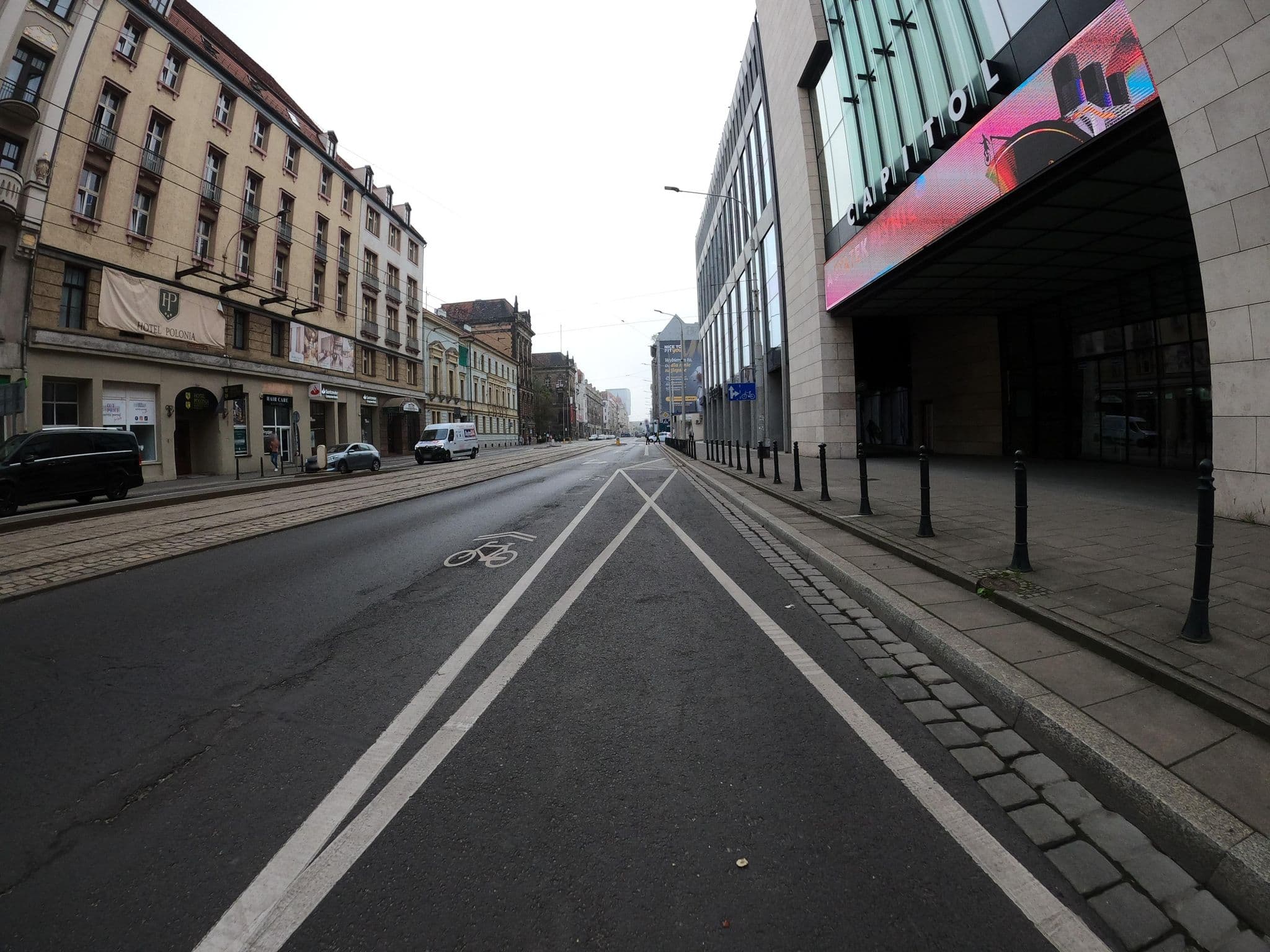 Street view near polonoahotel, Wrocław — © masterofnoroad (CC BY-SA · Mapillary)