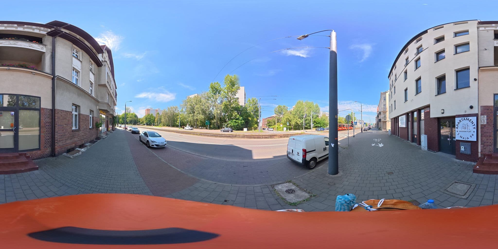 Street view near Apartamenty 1-maja 94, Katowice — © awizonosz (CC BY-SA · Mapillary)