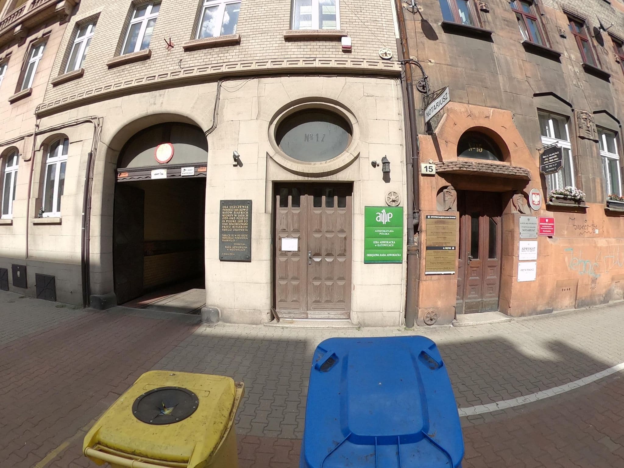 Street view near Wspólnota Mieszkaniowa ul. Koszykowa 17 17 A 19 19 A, Katowice — © GITNE (CC BY-SA · Mapillary)