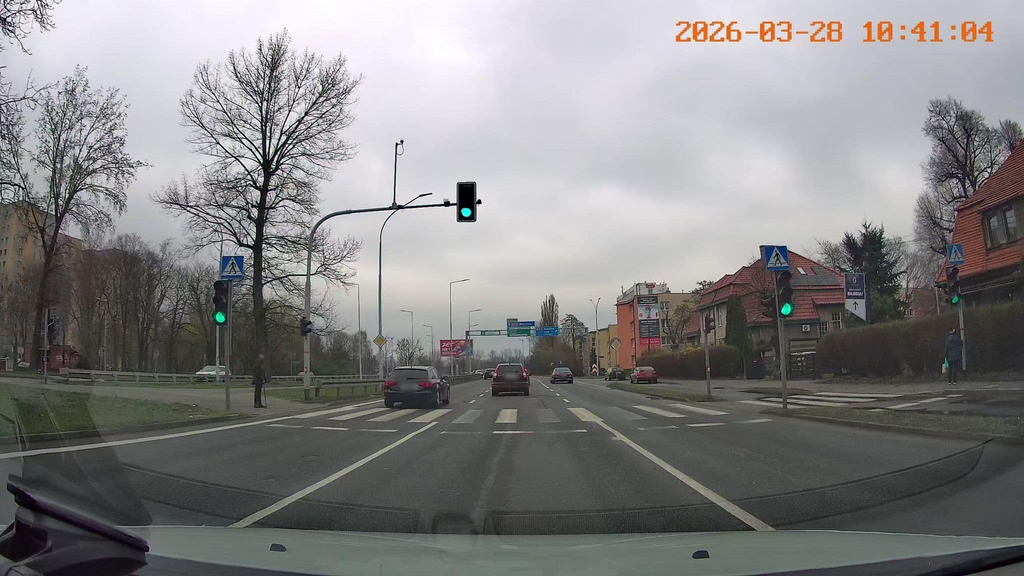 Street view near Aurum Krystyna Gintowt Samkiewicz Usługi Gastro Pensjonatowe, Katowice — © jswk (CC BY-SA · Mapillary)