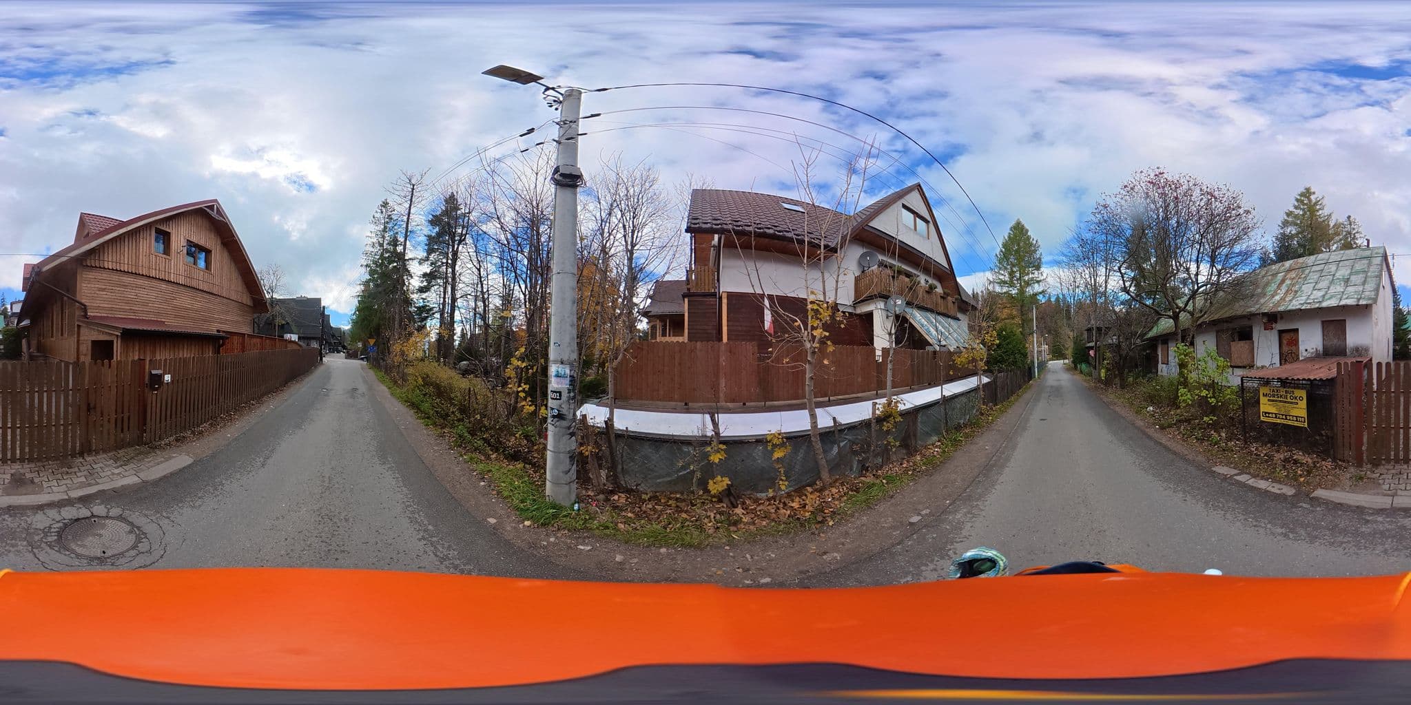 Street view near Biały Domek Centrum, Zakopane — © awizonosz (CC BY-SA · Mapillary)