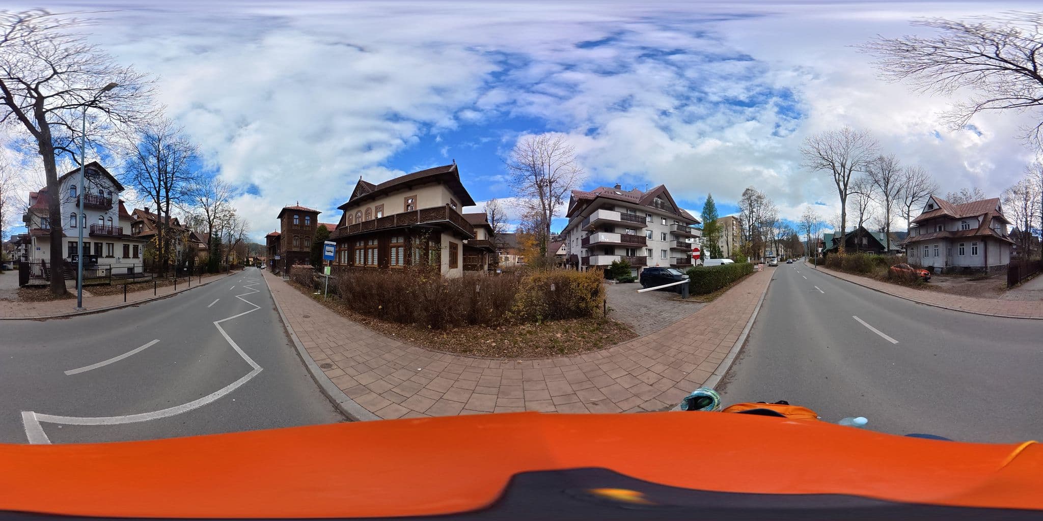 Street view near "Teresa" Fitness Club, Zakopane — © awizonosz (CC BY-SA · Mapillary)