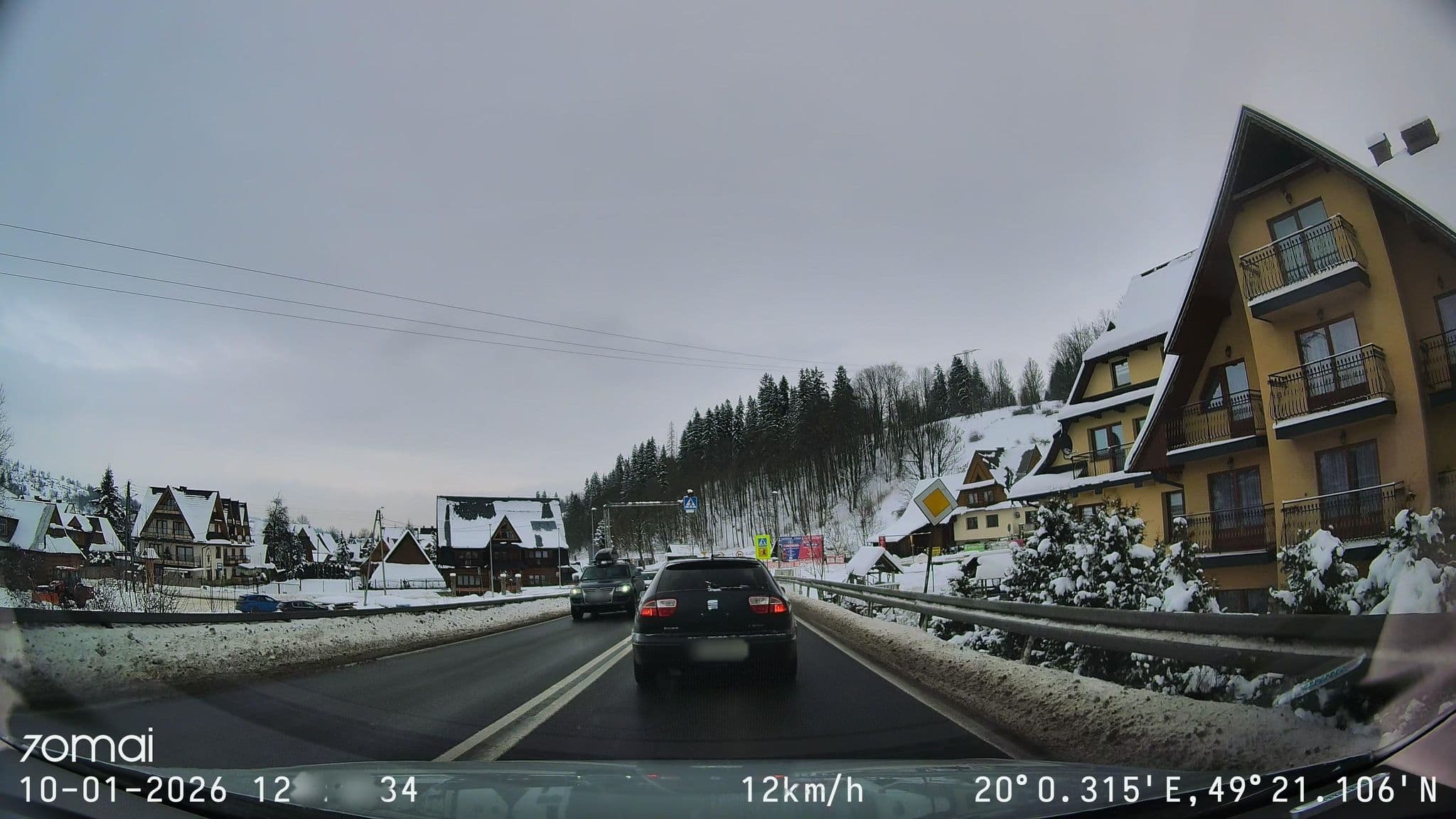 Street view near Cudzich Antonina. Wynajem pokoi, Poronin — © doriel (CC BY-SA · Mapillary)
