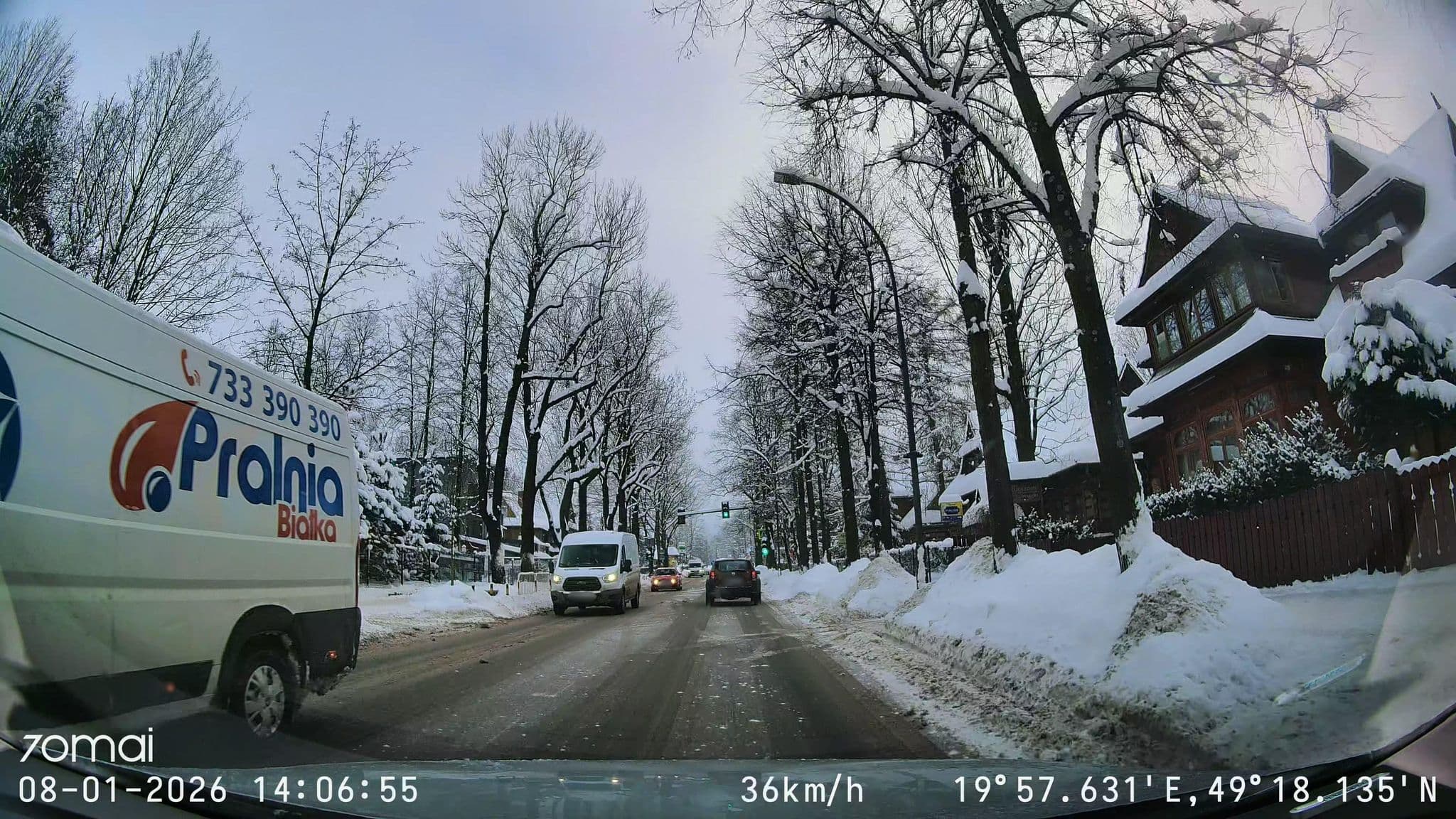 Street view near Trebor Przedsiębiorstwo Produkcyjno-Handlowo-Usługowe Import-Export. Pieprzak Robert Zakopane, Zakopane — © doriel (CC BY-SA · Mapillary)