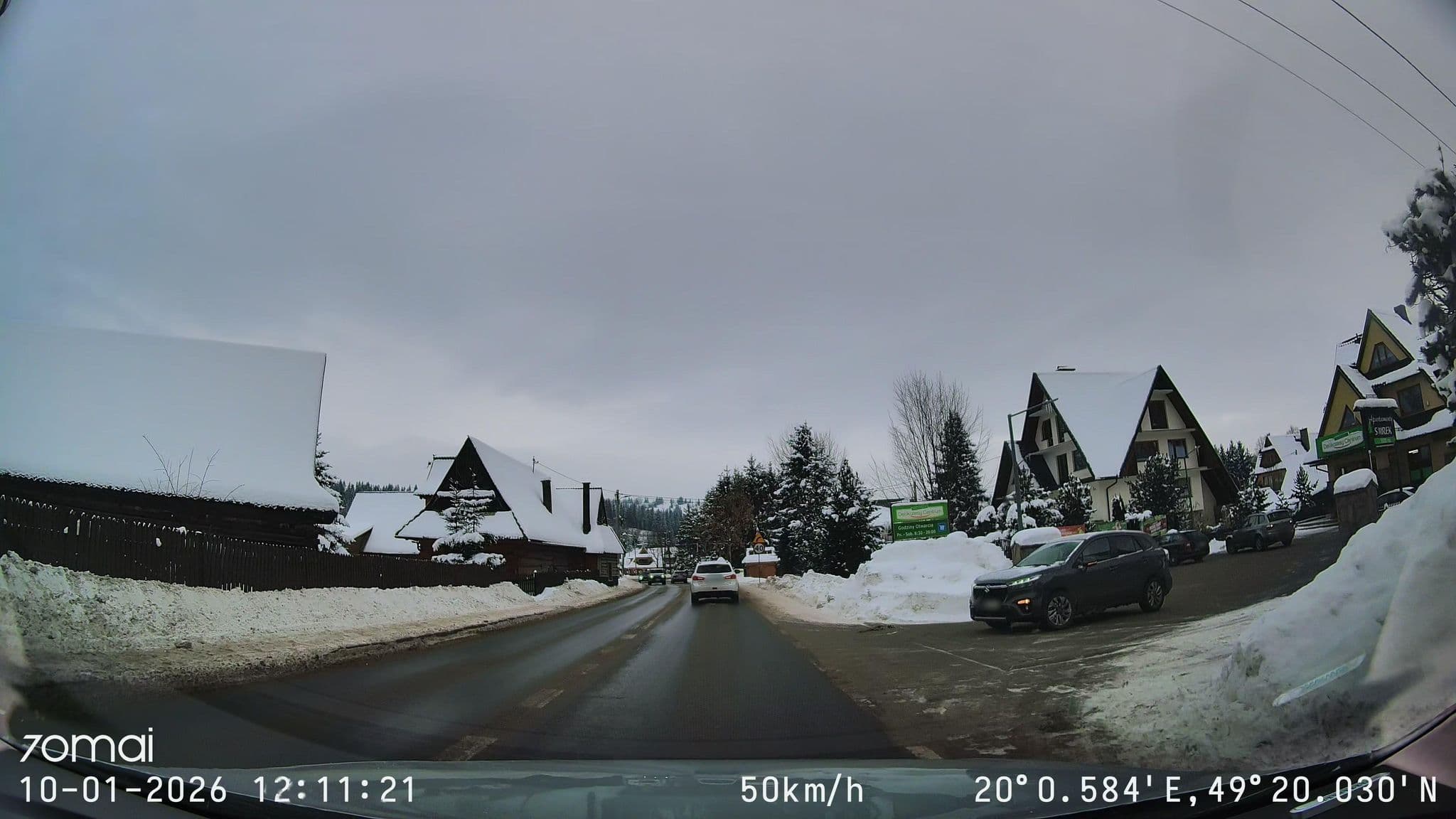 Street view near Majerczyk Ludwina. Wynajem pokoi, Poronin — © doriel (CC BY-SA · Mapillary)