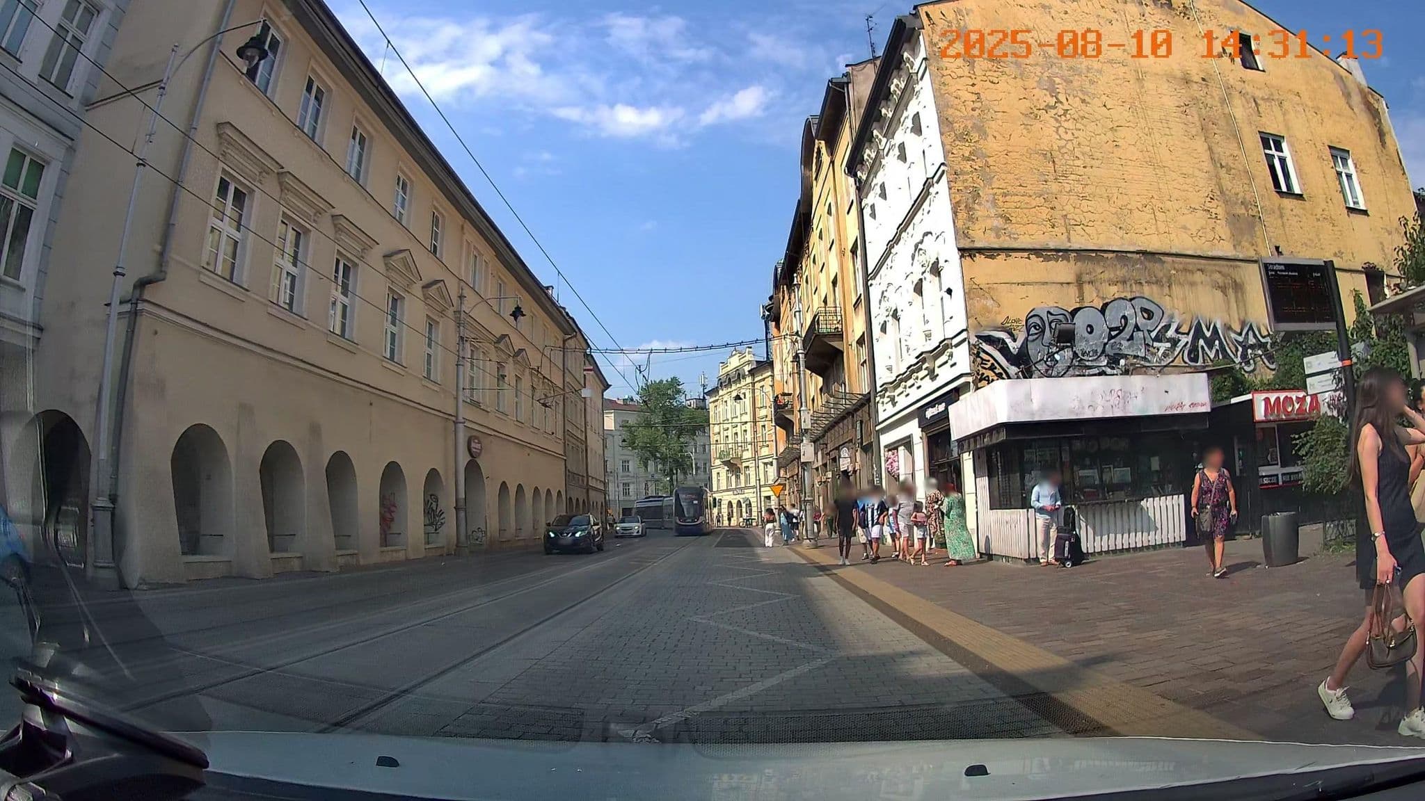 Street view near Apartament, Kraków — © jswk (CC BY-SA · Mapillary)