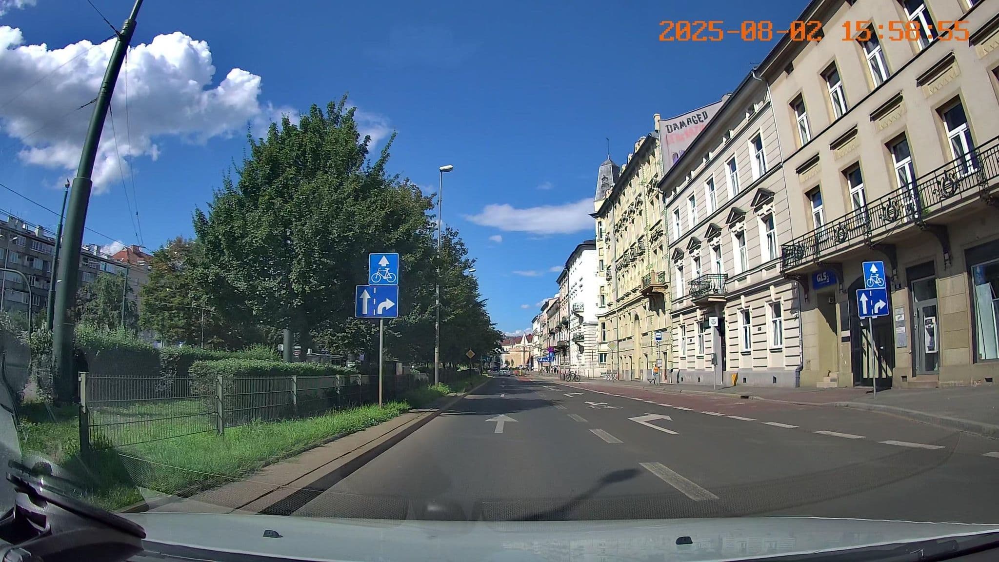 Street view near Awiw. Hotel, Kraków — © jswk (CC BY-SA · Mapillary)