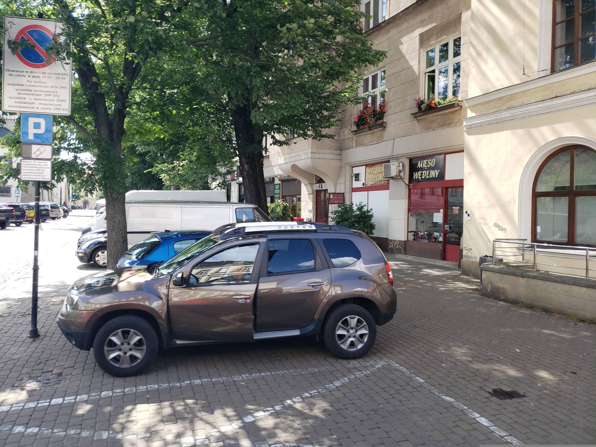 Street view near Kurek Małgorzata. Apartaments, Kraków — © mapfool (CC BY-SA · Mapillary)
