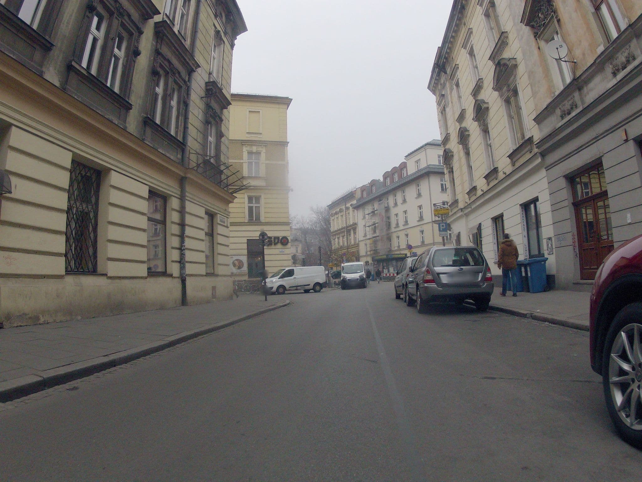Street view near Hotel Tournet, Kraków — © ekeshkekesh (CC BY-SA · Mapillary)