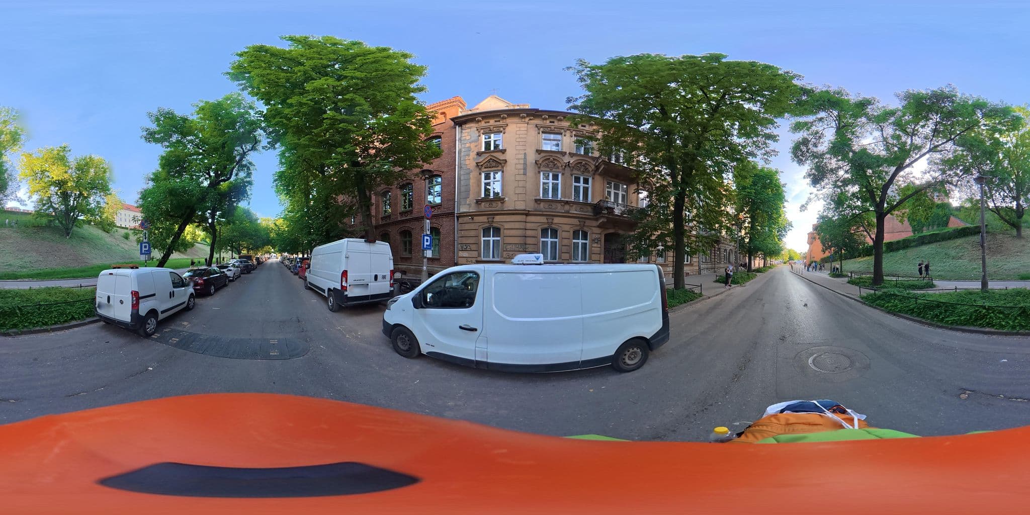 Street view near Apartament Wawelski - noclegi w Krakowie, Kraków — © awizonosz (CC BY-SA · Mapillary)
