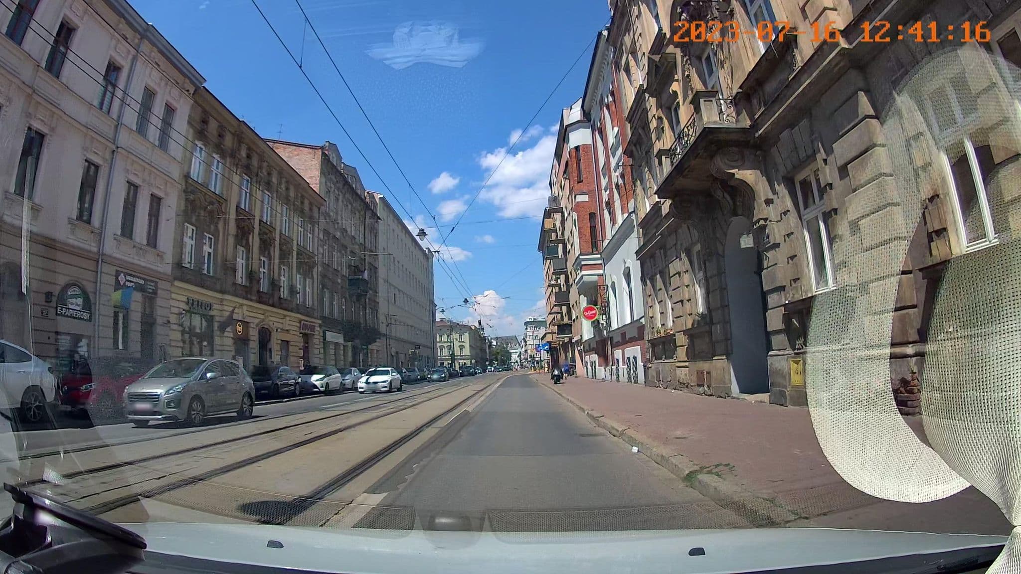 Street view near Free Hostel Krakow, Kraków — © jswk (CC BY-SA · Mapillary)