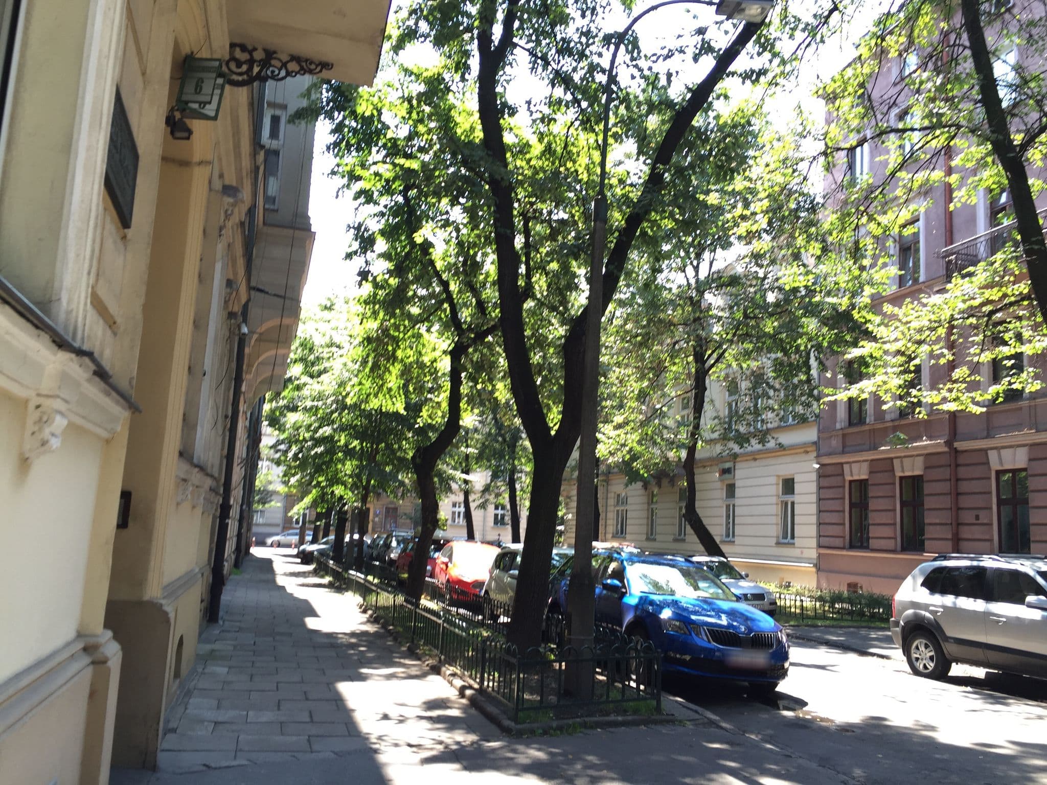 Street view near Hotelscome S.C. Monika Morek Tomasz Guzy, Kraków — © richlv (CC BY-SA · Mapillary)