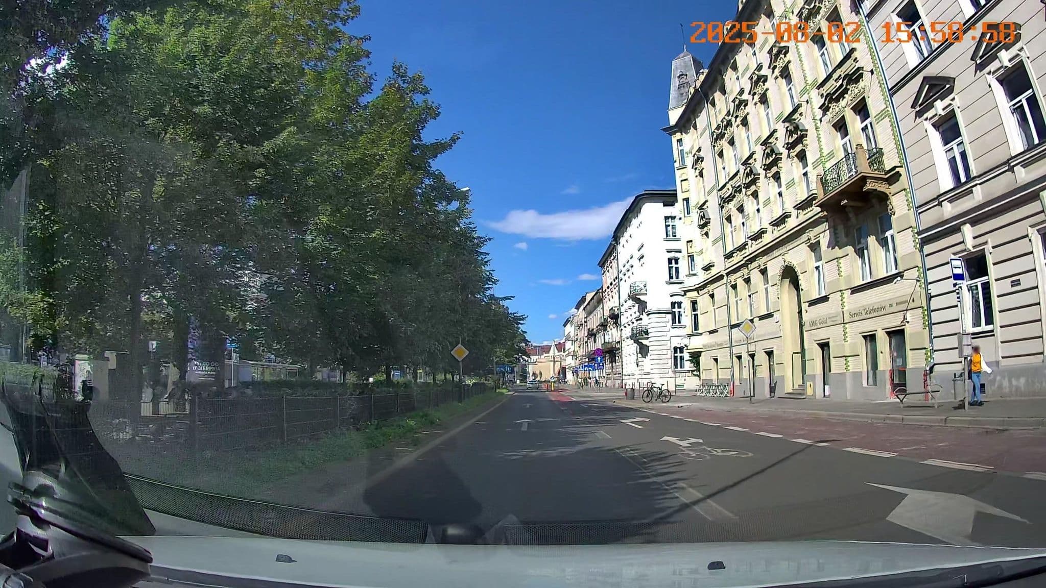Street view near Ambasador sp.j, Kraków — © jswk (CC BY-SA · Mapillary)