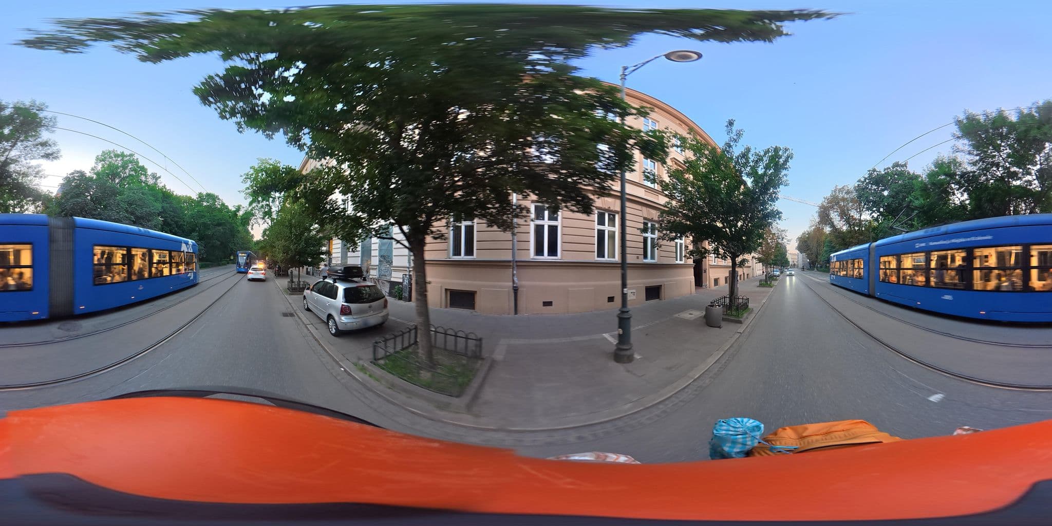 Street view near Hotel Legend, Kraków — © awizonosz (CC BY-SA · Mapillary)