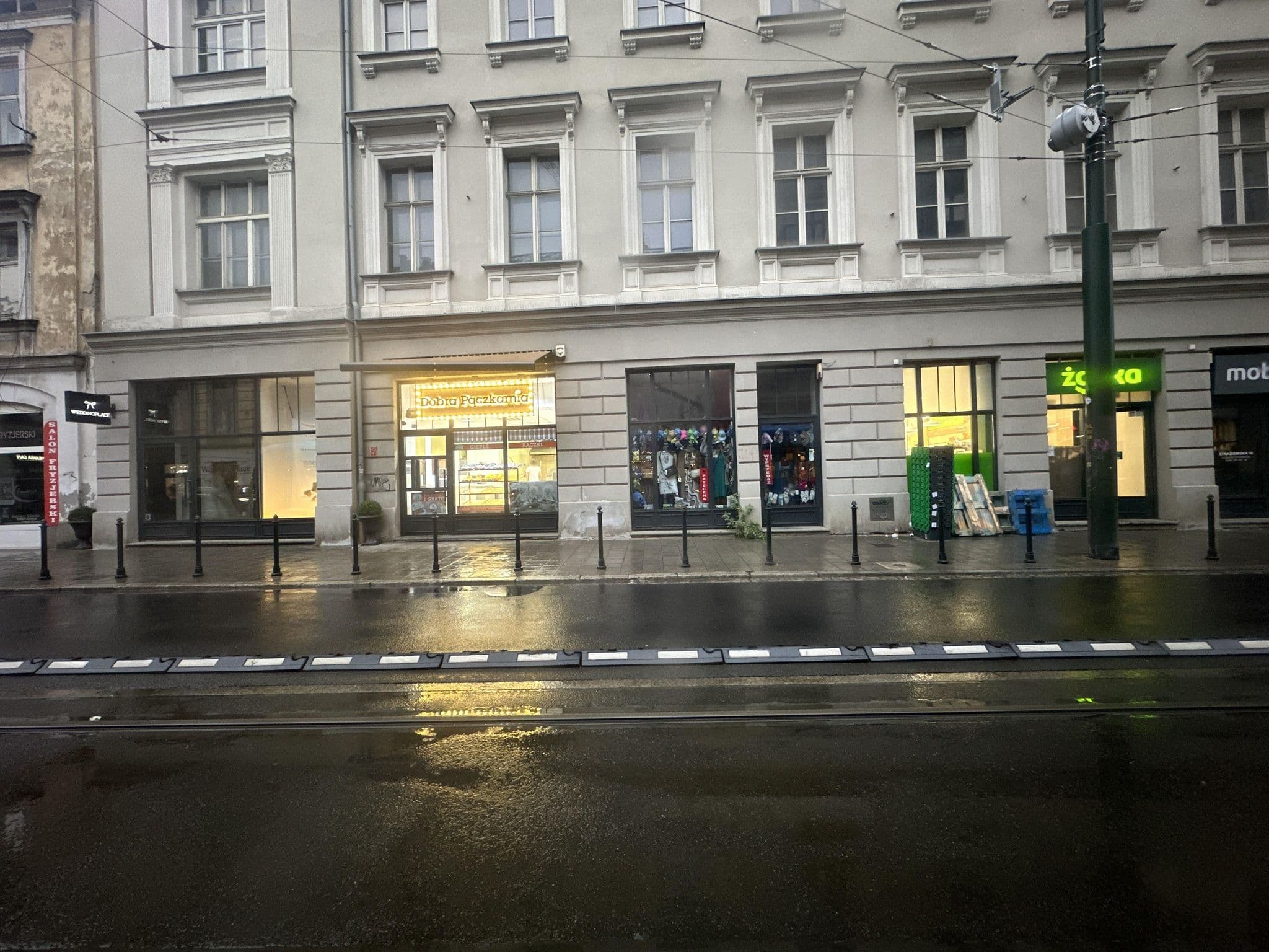Street view near B Movie Hostel, Kraków — © quickness805 (CC BY-SA · Mapillary)