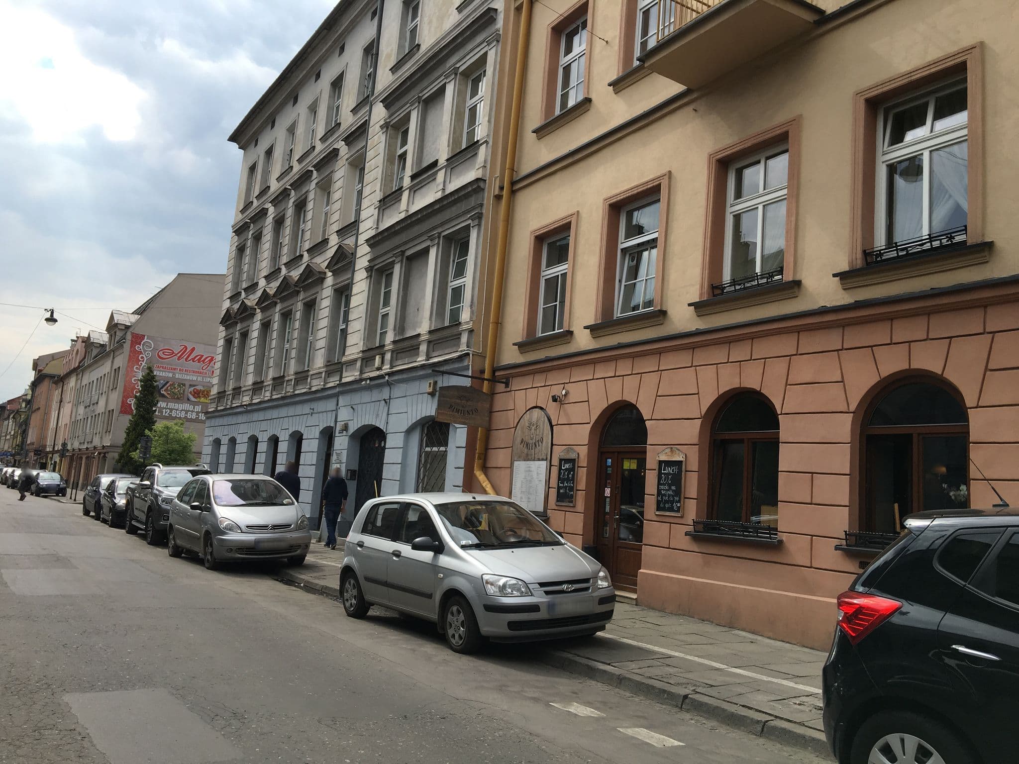 Street view near Shalom hotel, Kraków — © kgvx (CC BY-SA · Mapillary)