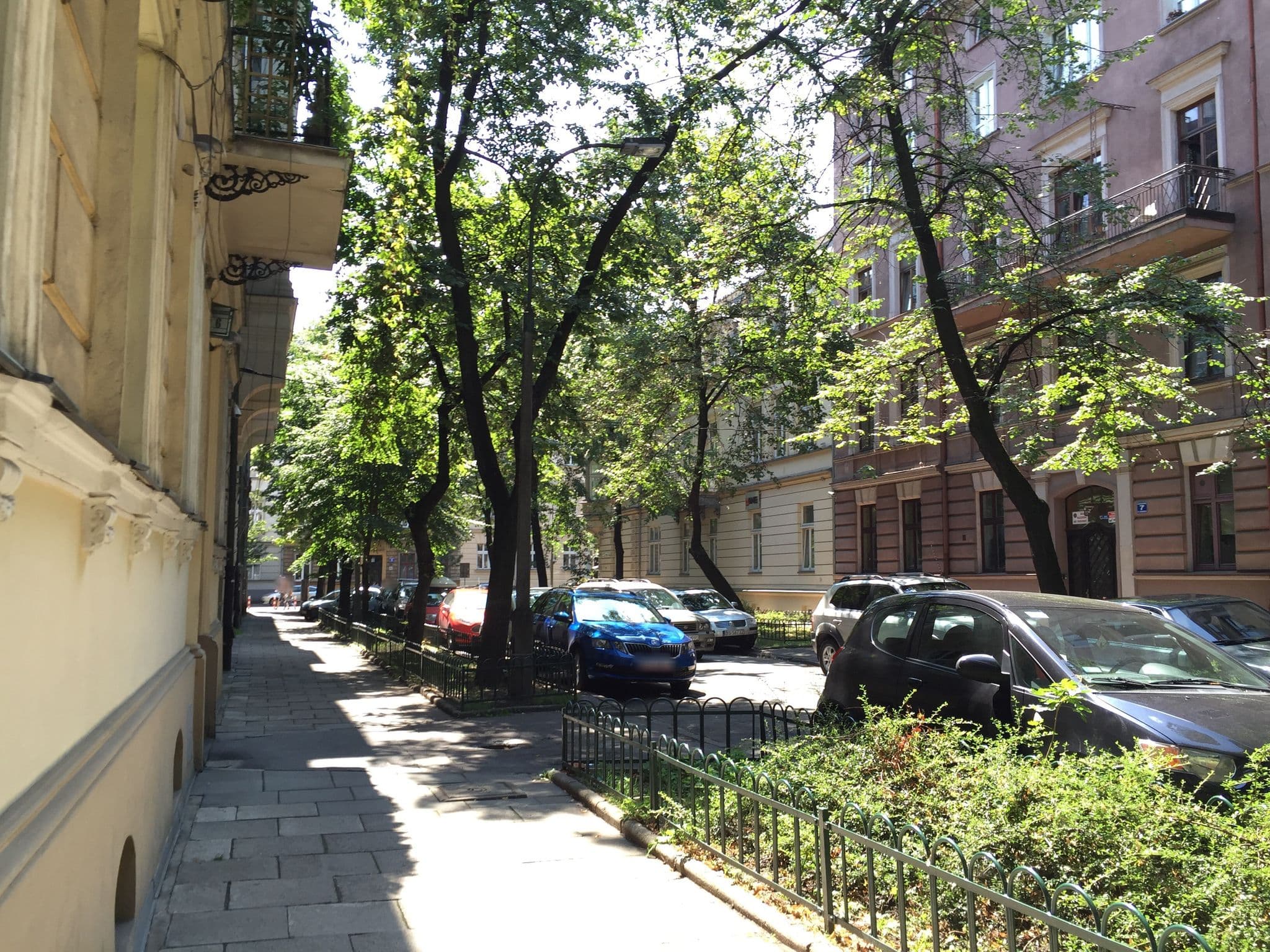 Street view near Apartament Apart, Kraków — © richlv (CC BY-SA · Mapillary)