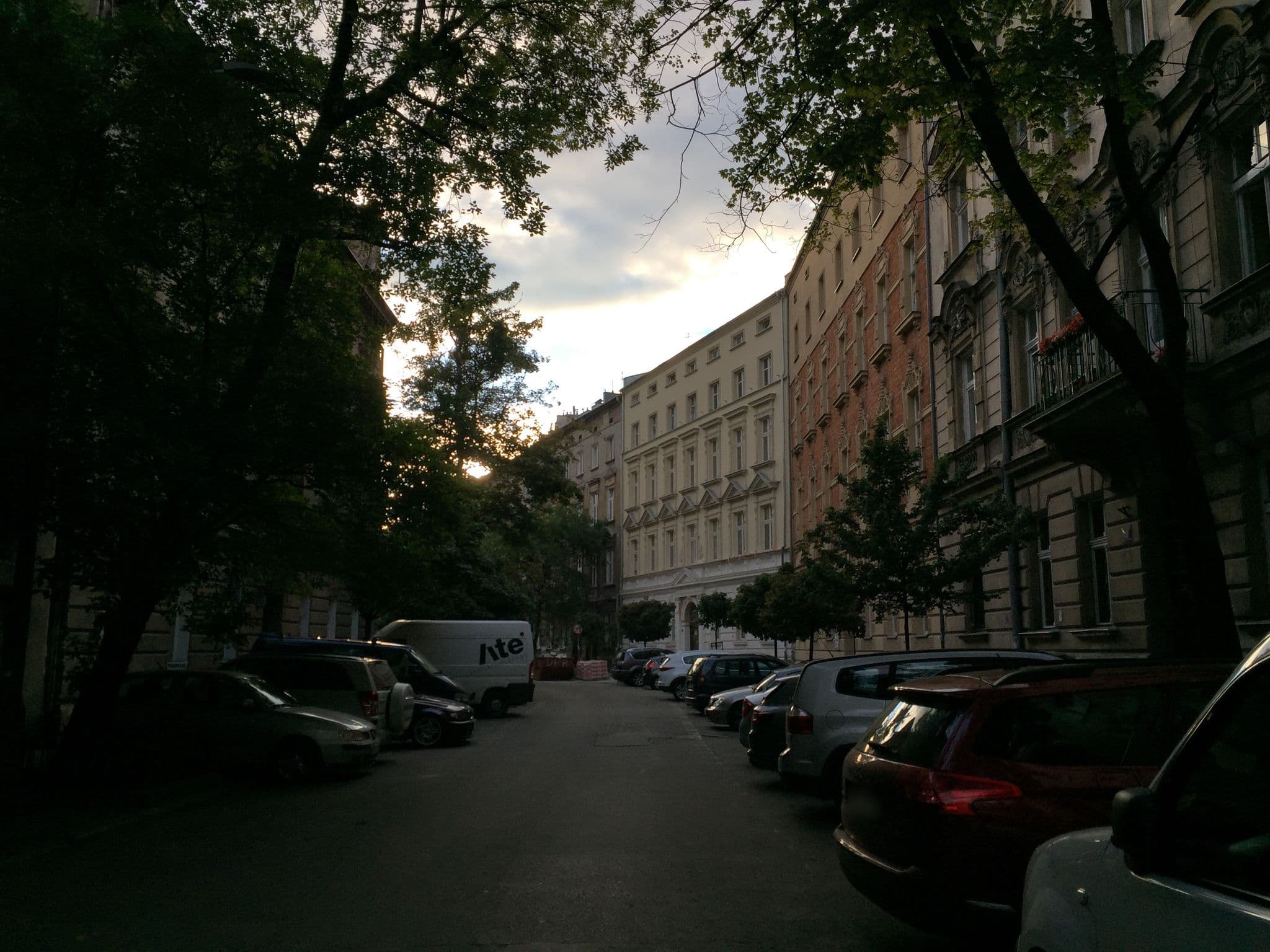 Street view near Apartment Sara, Kraków — © richlv (CC BY-SA · Mapillary)