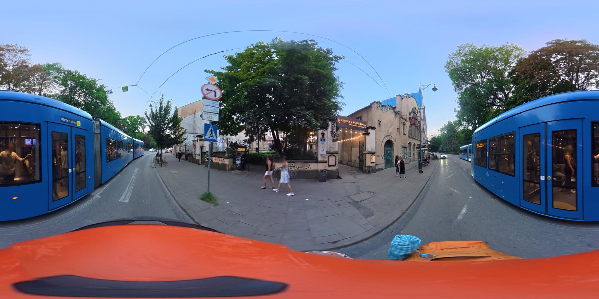 Street view near RT Monopol Hotel Krakow, Kraków — © awizonosz (CC BY-SA · Mapillary)