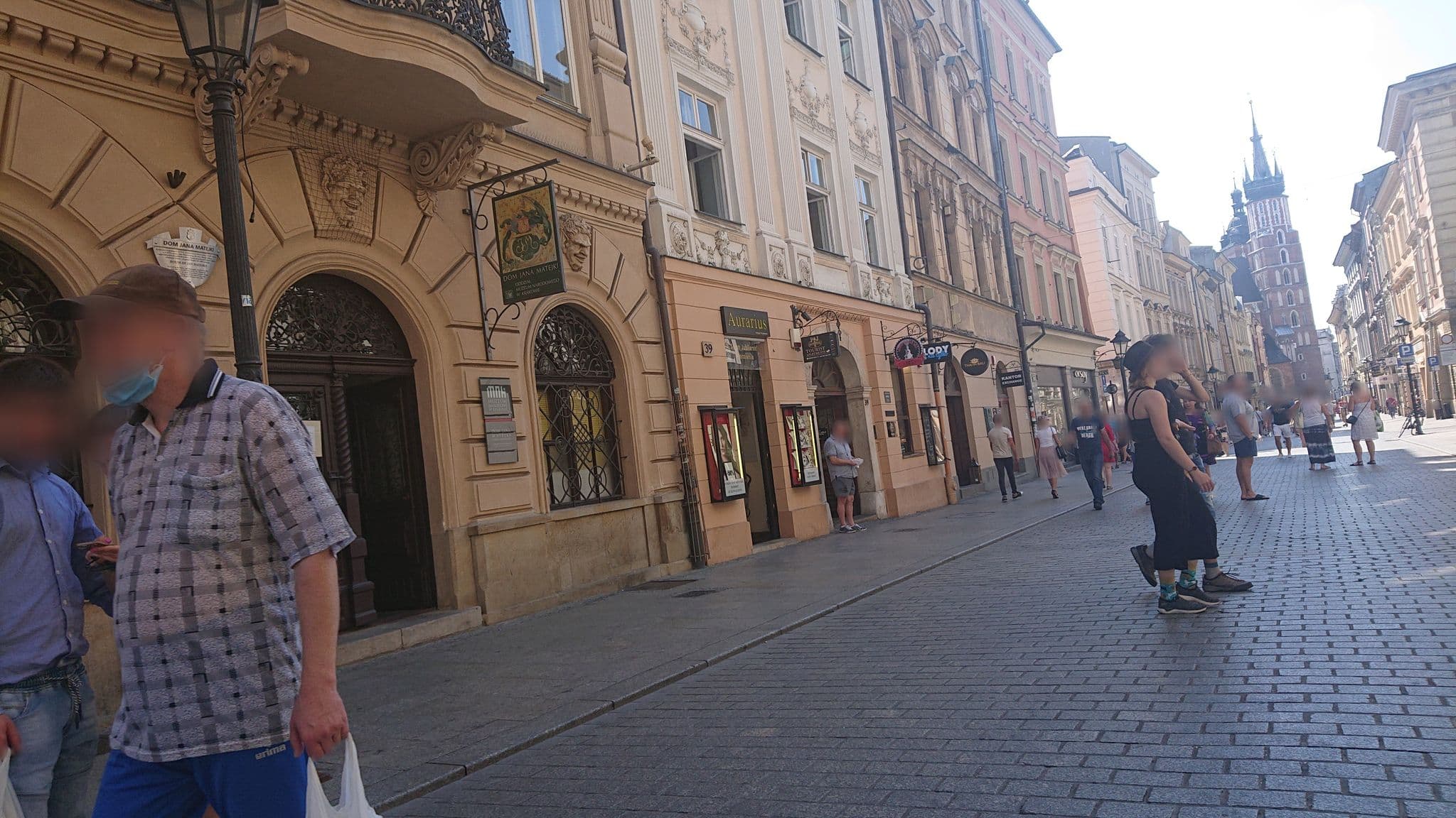 Street view near AQQ Hostel, Kraków — © and987 (CC BY-SA · Mapillary)