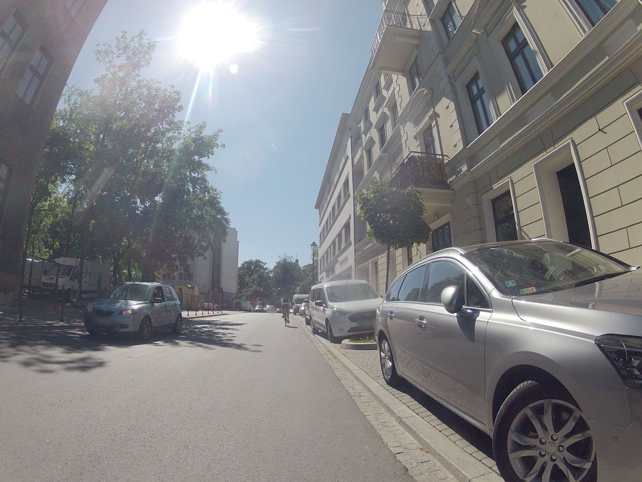 Street view near Apartament Kopernik, Kraków — © ekeshkekesh (CC BY-SA · Mapillary)