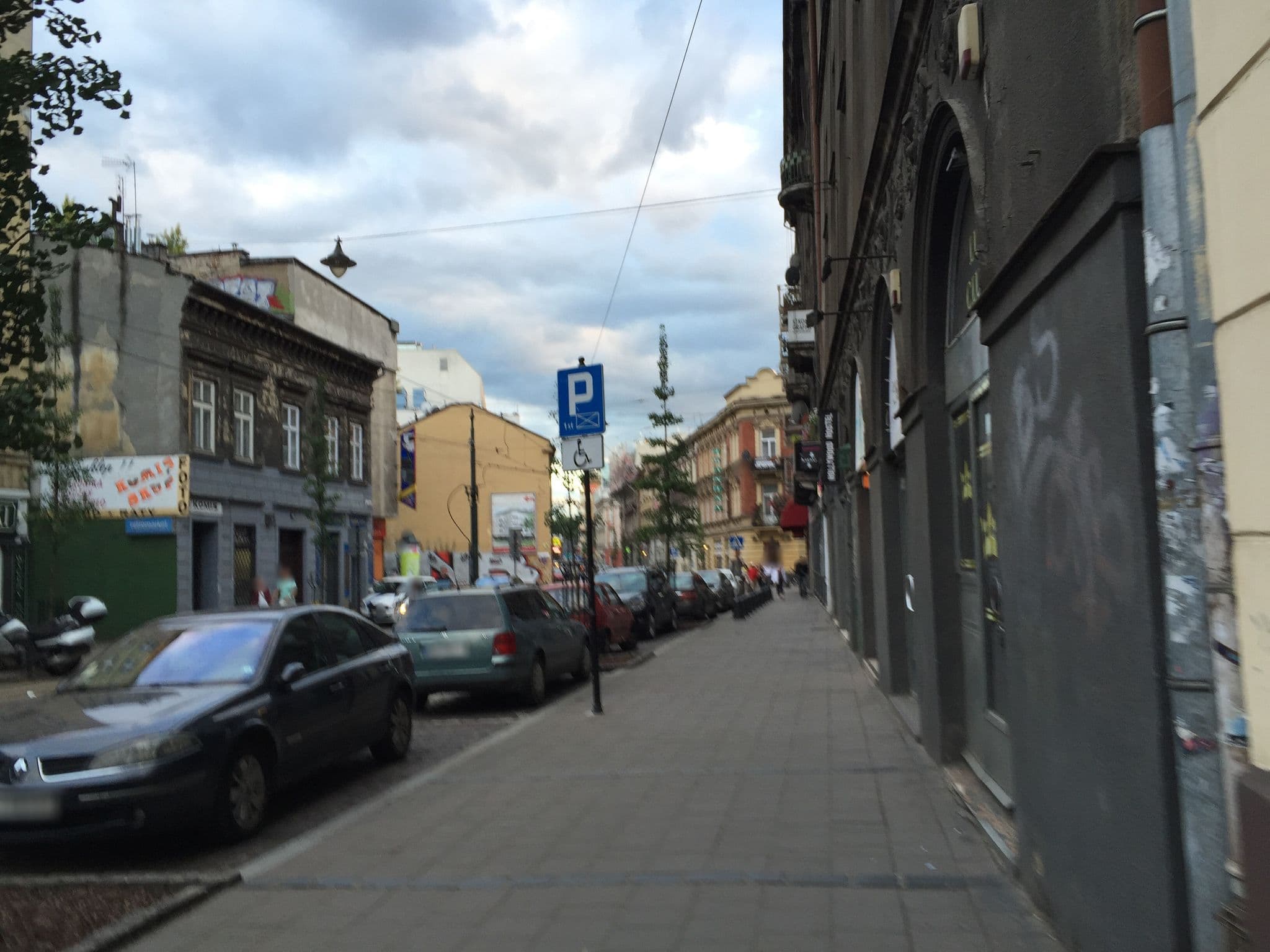 Street view near Hollywood Hostel, Kraków — © richlv (CC BY-SA · Mapillary)