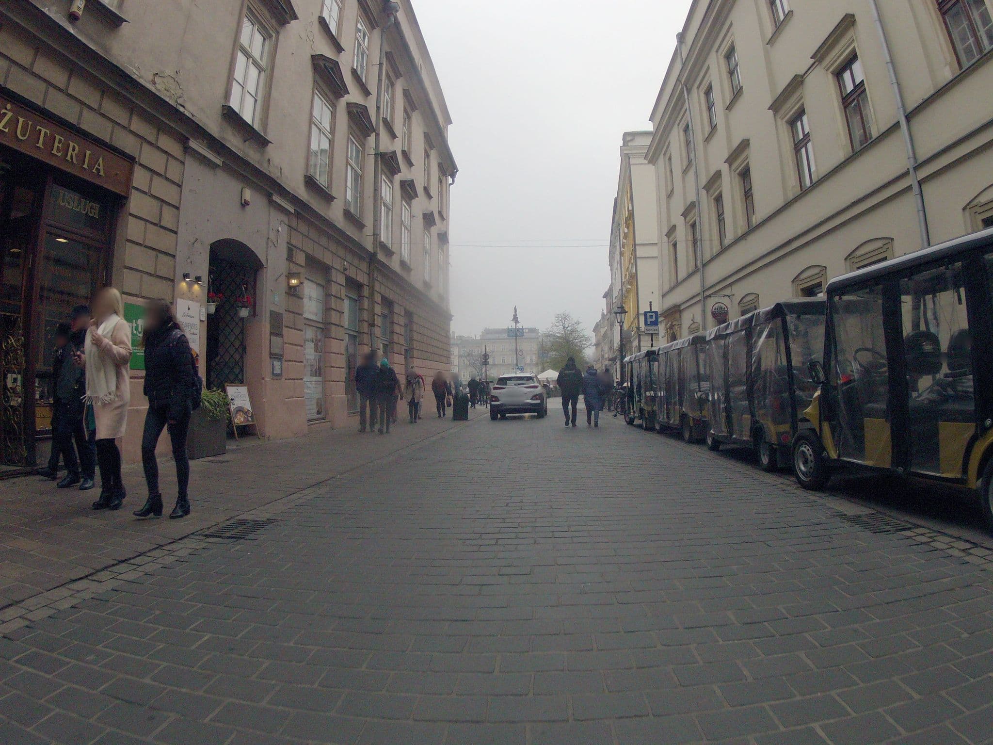 Street view near Kings City - Sławkowska Apartments, Kraków — © ekeshkekesh (CC BY-SA · Mapillary)