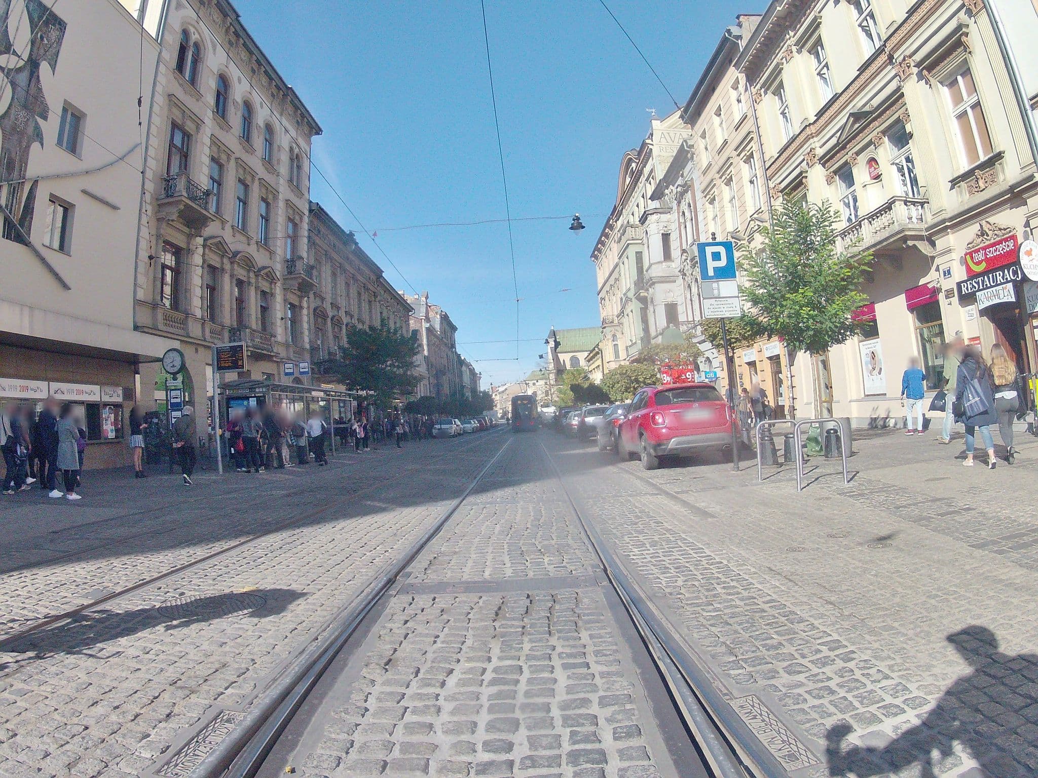 Street view near Apartamenty Muzyczne Krakov, Kraków — © ekeshkekesh (CC BY-SA · Mapillary)