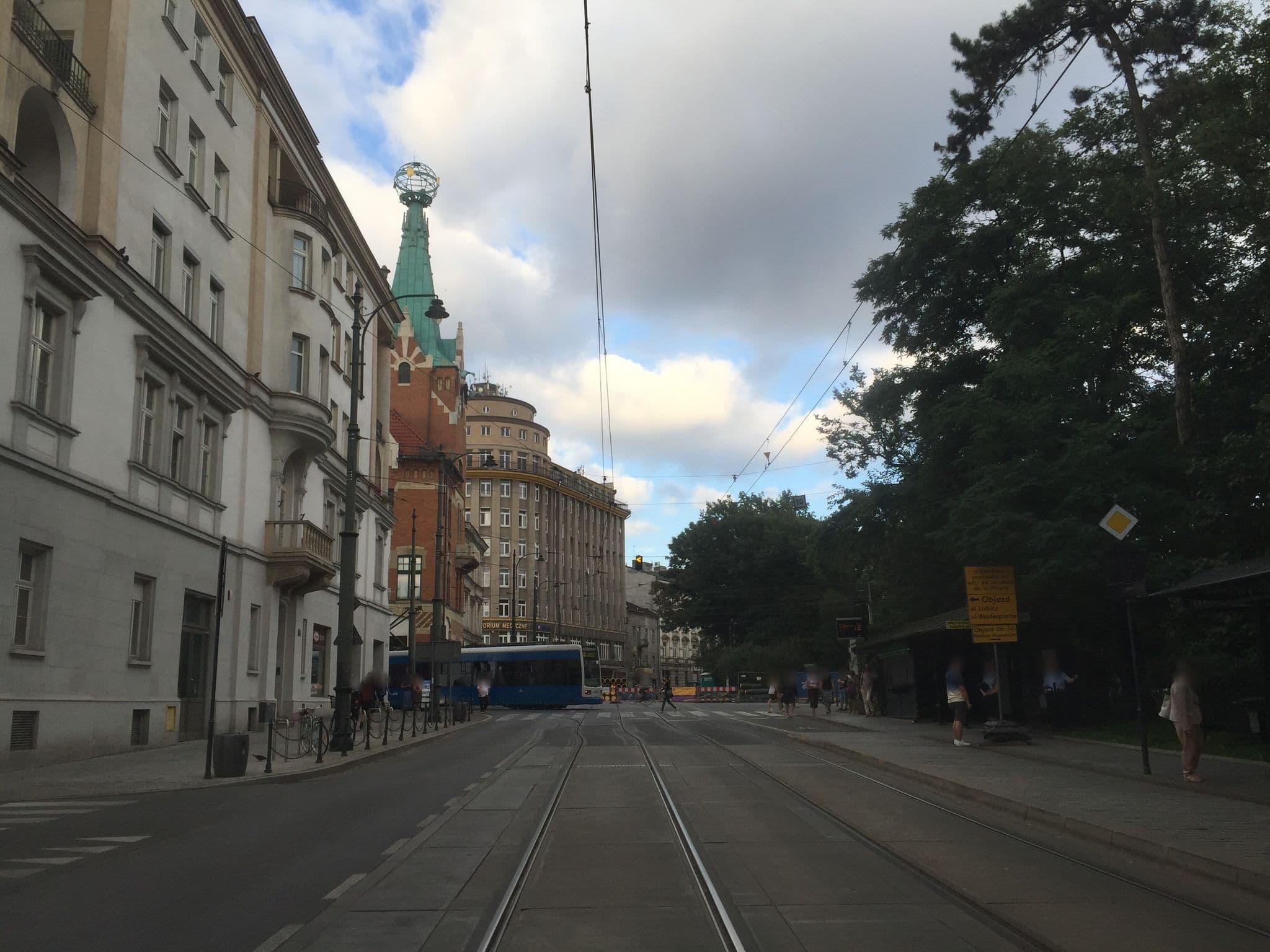 Street view near Modern Studios in Old City Krakow, Kraków — © richlv (CC BY-SA · Mapillary)