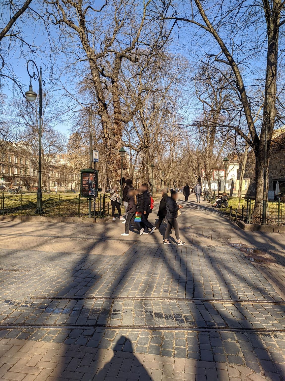 Street view near Flamingo Premium Hostel, Kraków — © fantoment (CC BY-SA · Mapillary)