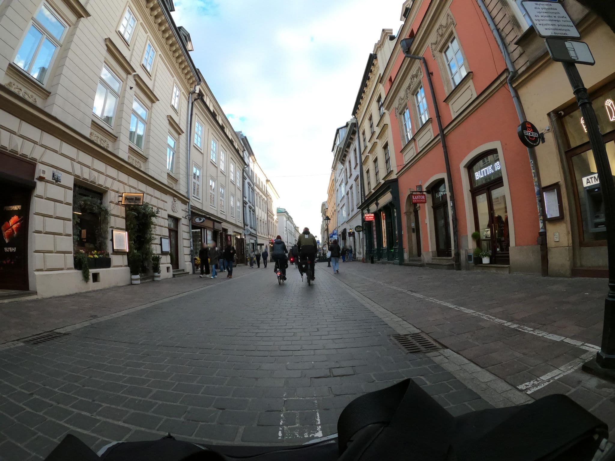 Street view near Old Town Apartments Sławkowska, Kraków — © masterofnoroad (CC BY-SA · Mapillary)