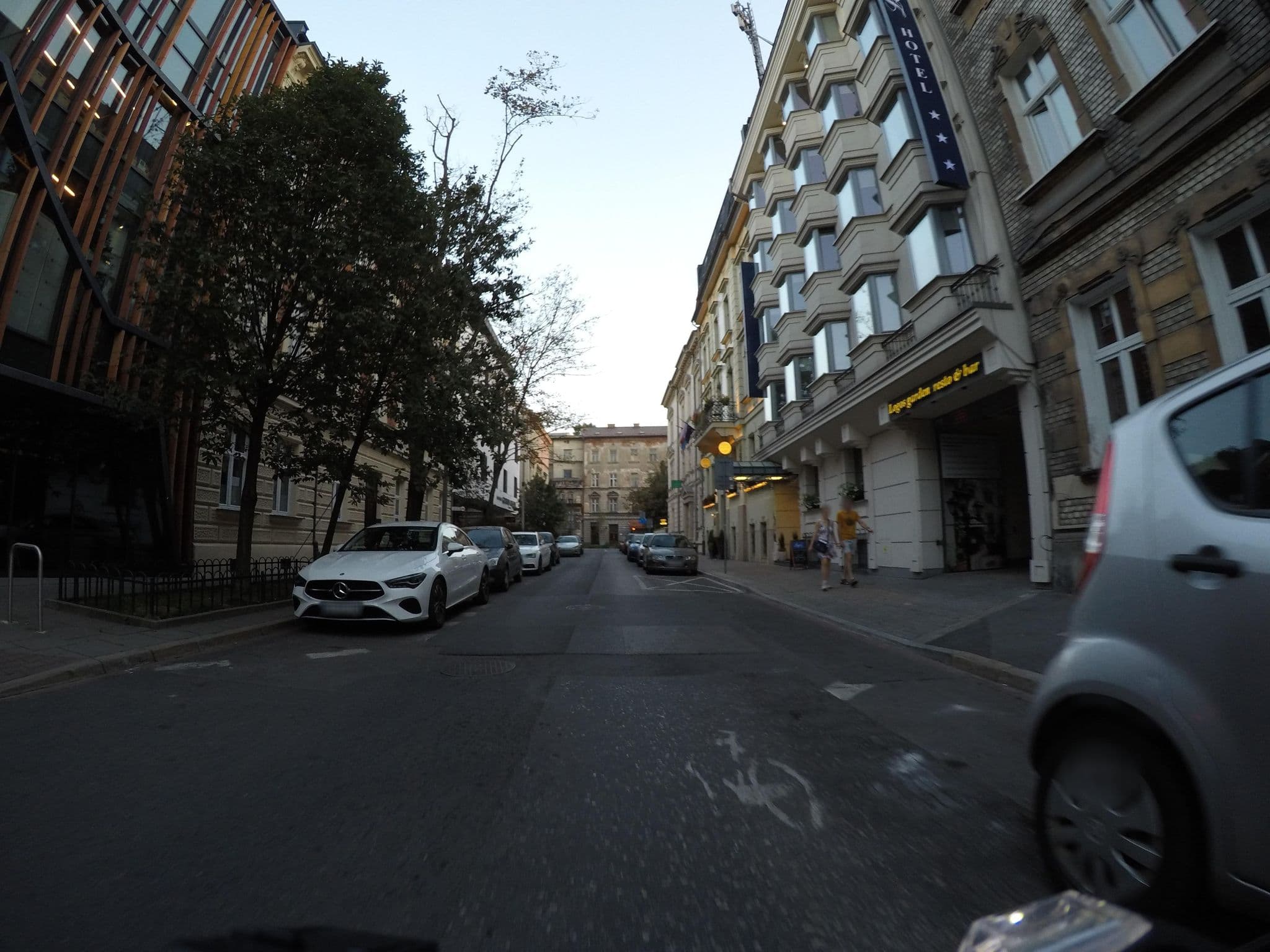 Street view near Hotel Logos Kraków, Kraków — © st1 (CC BY-SA · Mapillary)