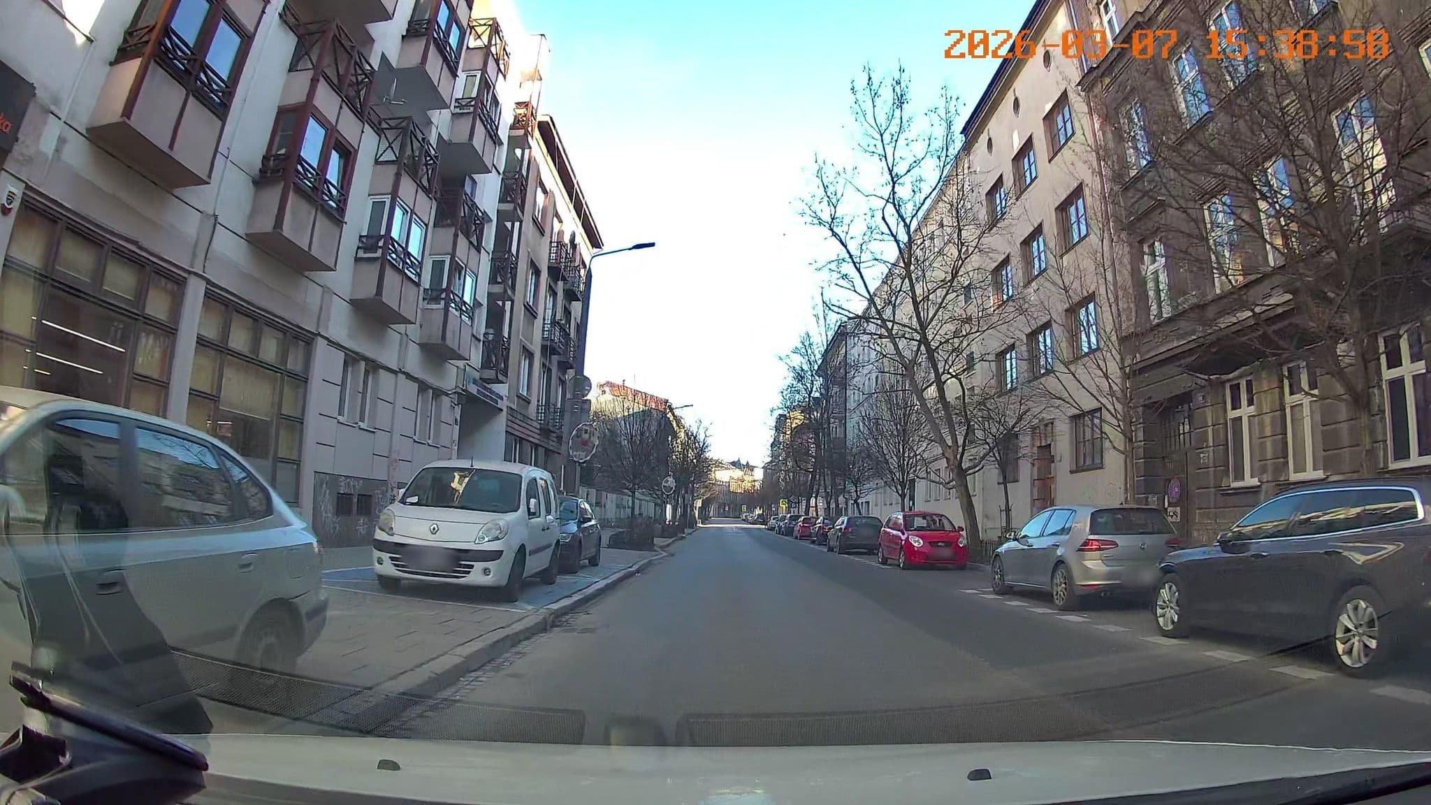 Street view near Krowoderska Apartments, Kraków — © jswk (CC BY-SA · Mapillary)