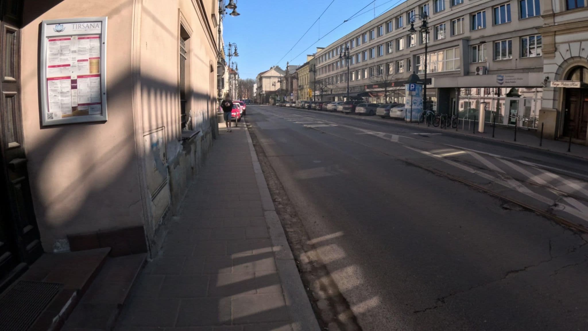 Street view near Excelsior Boutique Hotel, Kraków — © krzyk (CC BY-SA · Mapillary)