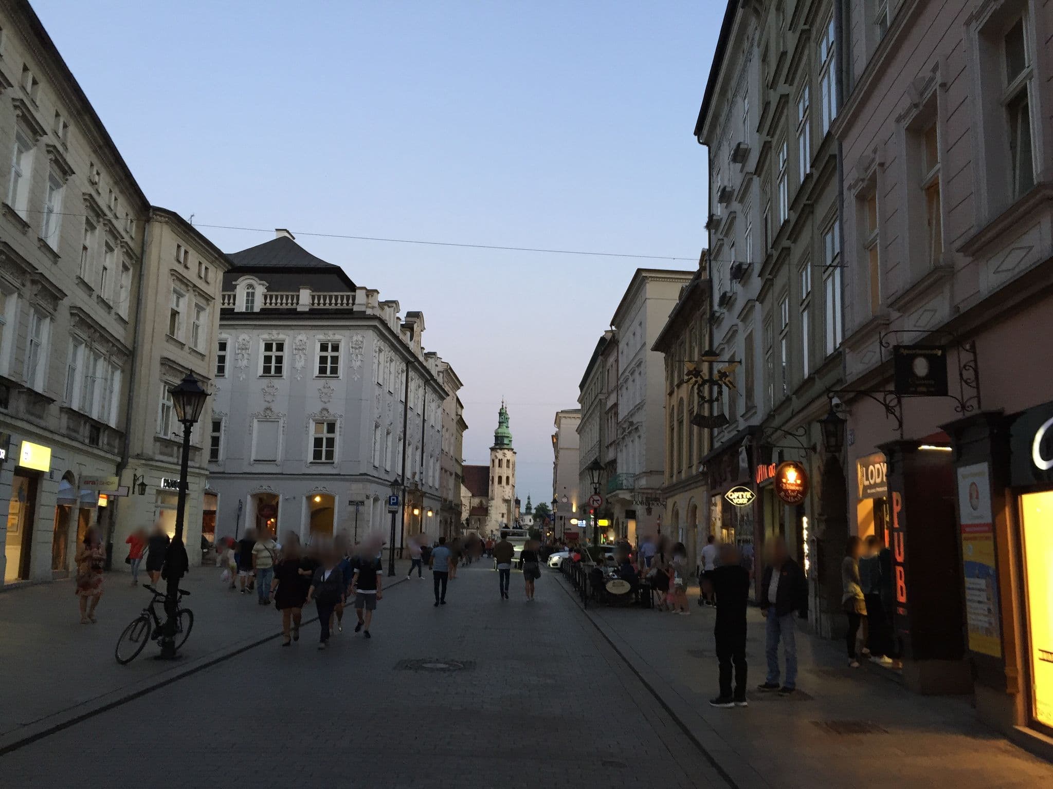 Street view near Lets Rock Hostel, Kraków — © richlv (CC BY-SA · Mapillary)