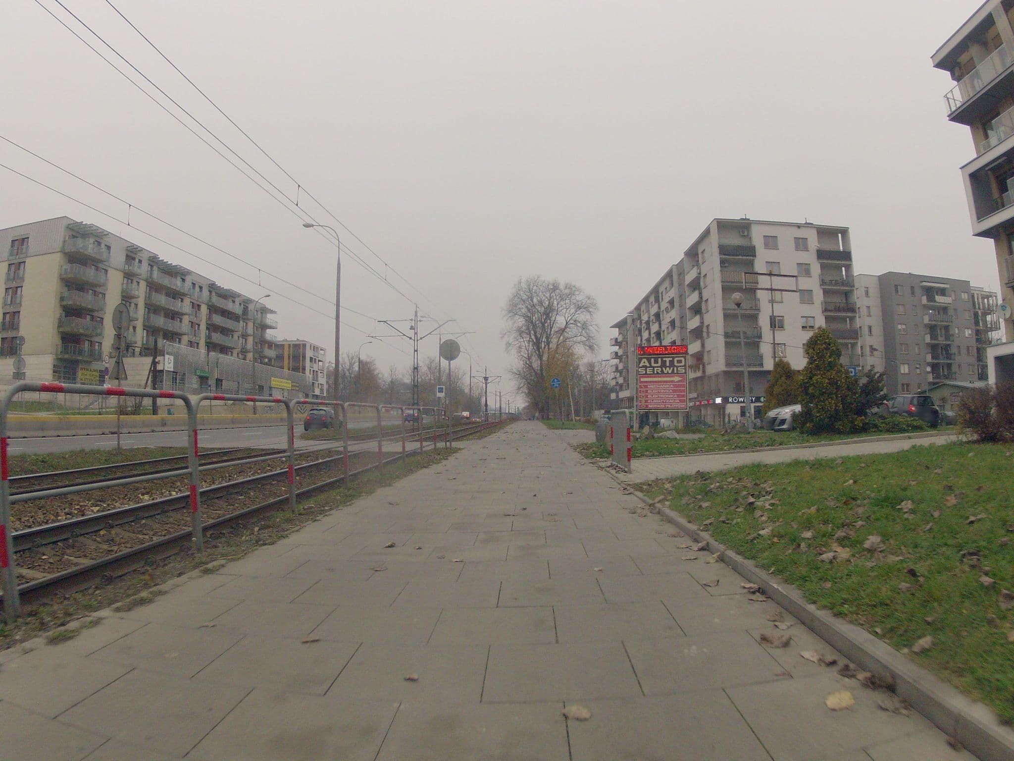 Street view near Wielicka Apart, Grzegórzki — © ekeshkekesh (CC BY-SA · Mapillary)
