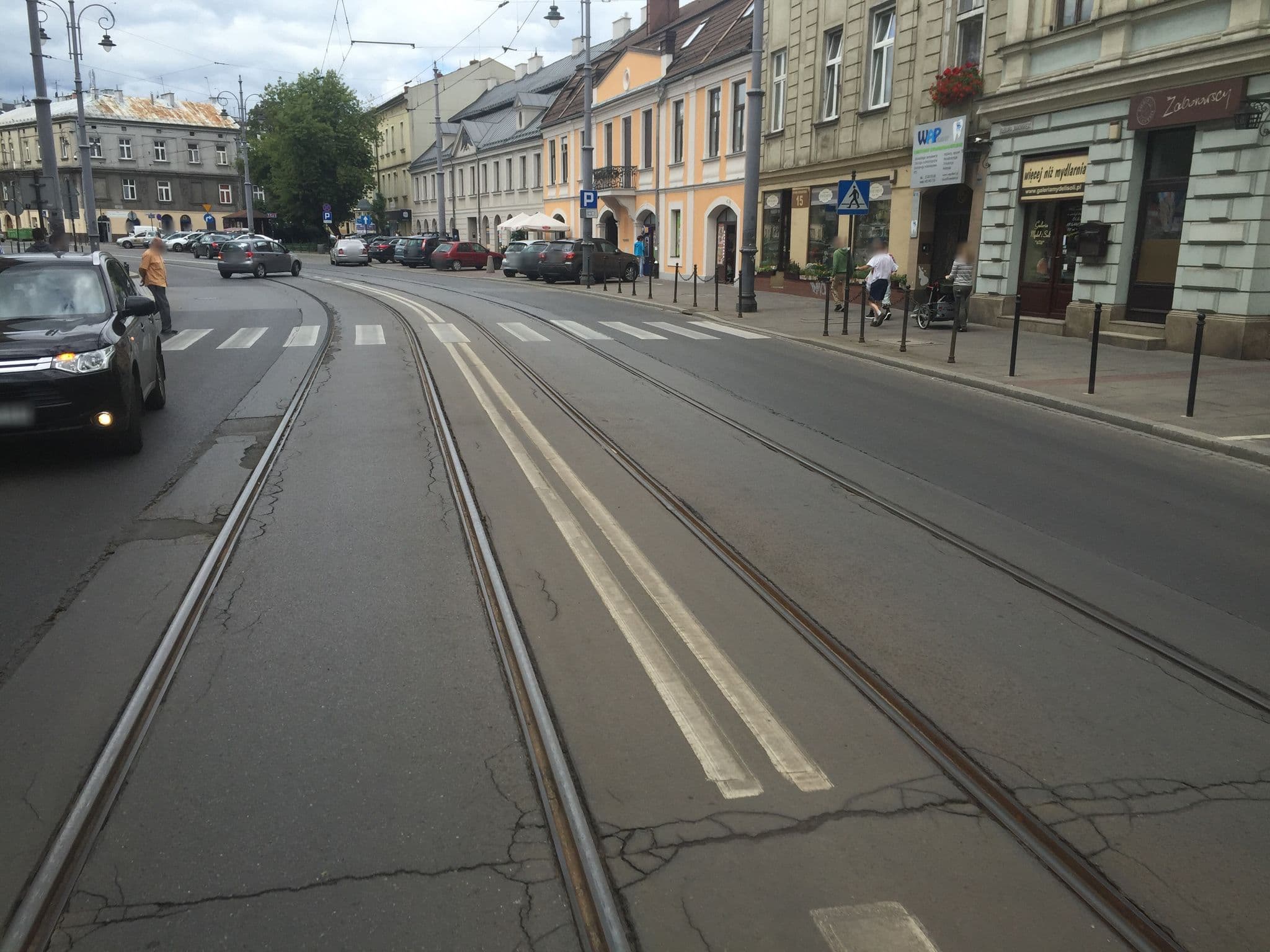 Street view near Patria, Kraków — © richlv (CC BY-SA · Mapillary)