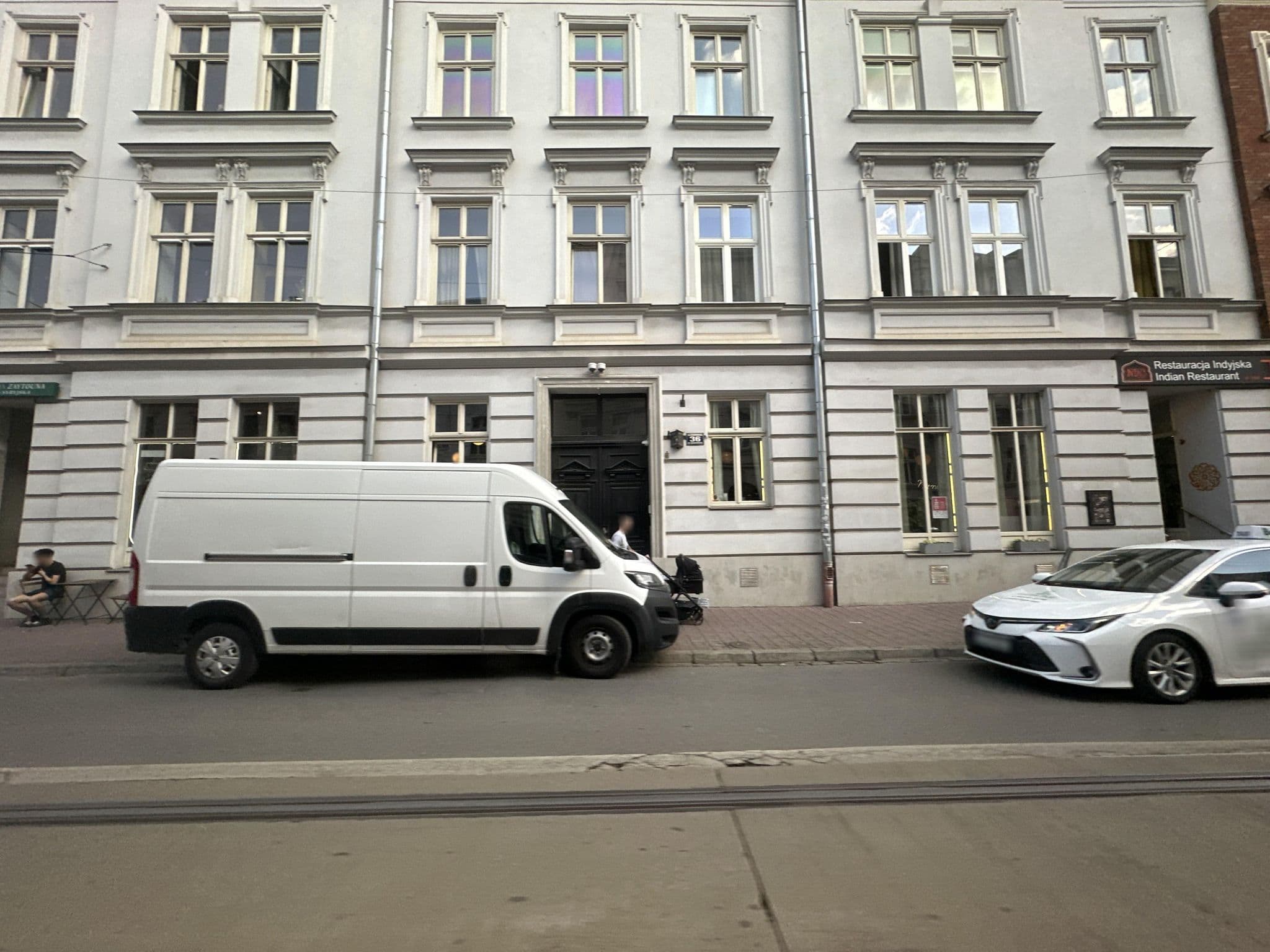 Street view near Royal City Apartments Starowiślna 36, Kraków — © quickness805 (CC BY-SA · Mapillary)