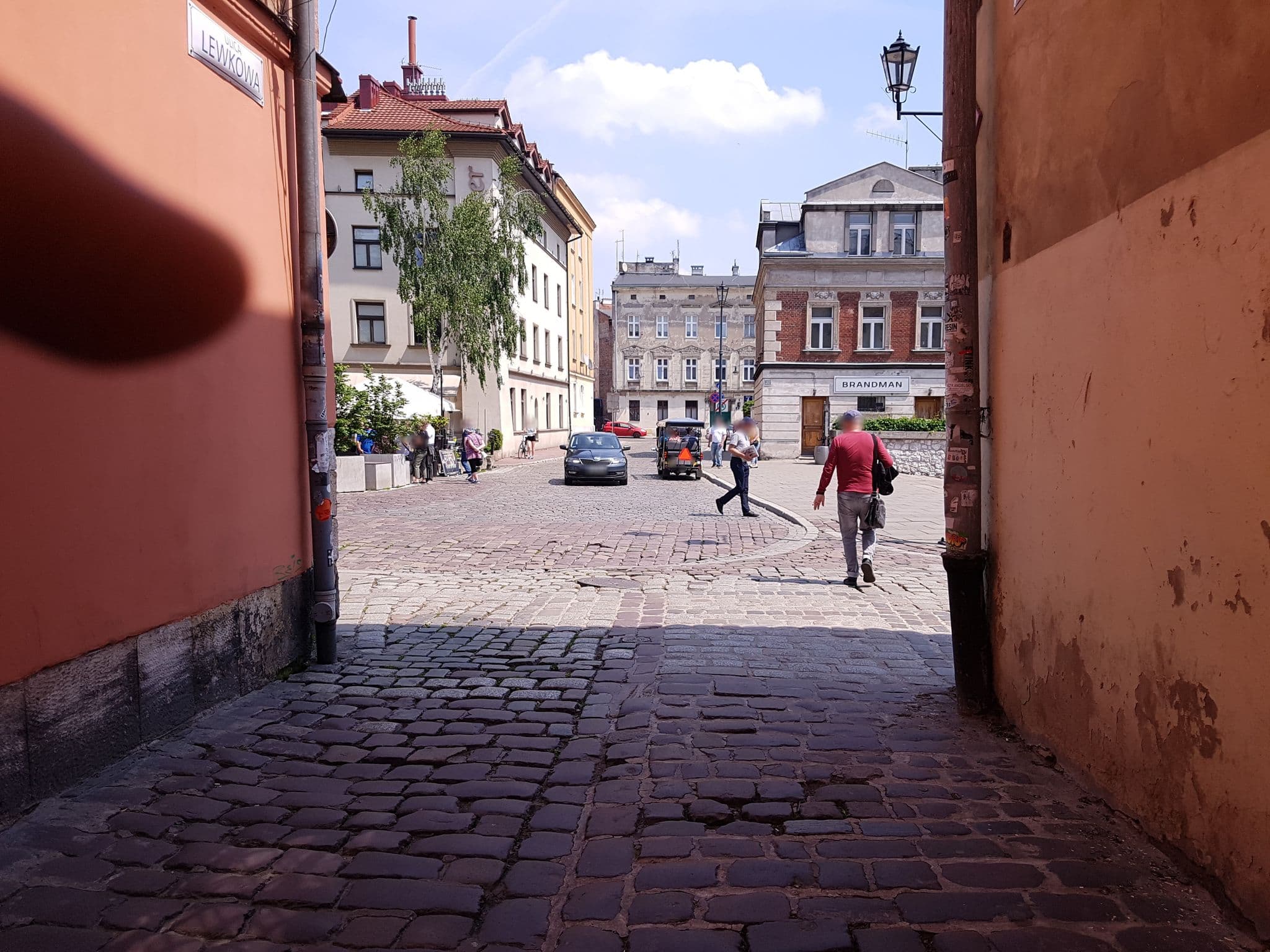 Street view near Secret Garden Apartment Hotel, Kraków — © dsmm (CC BY-SA · Mapillary)