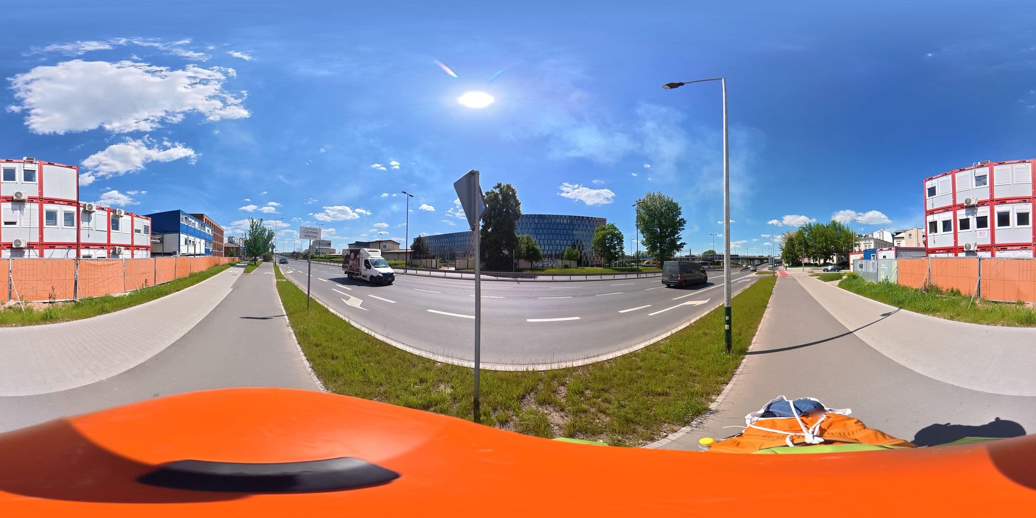 Street view near Station Apartments Kątowa 11 Krakow, Kraków — © awizonosz (CC BY-SA · Mapillary)