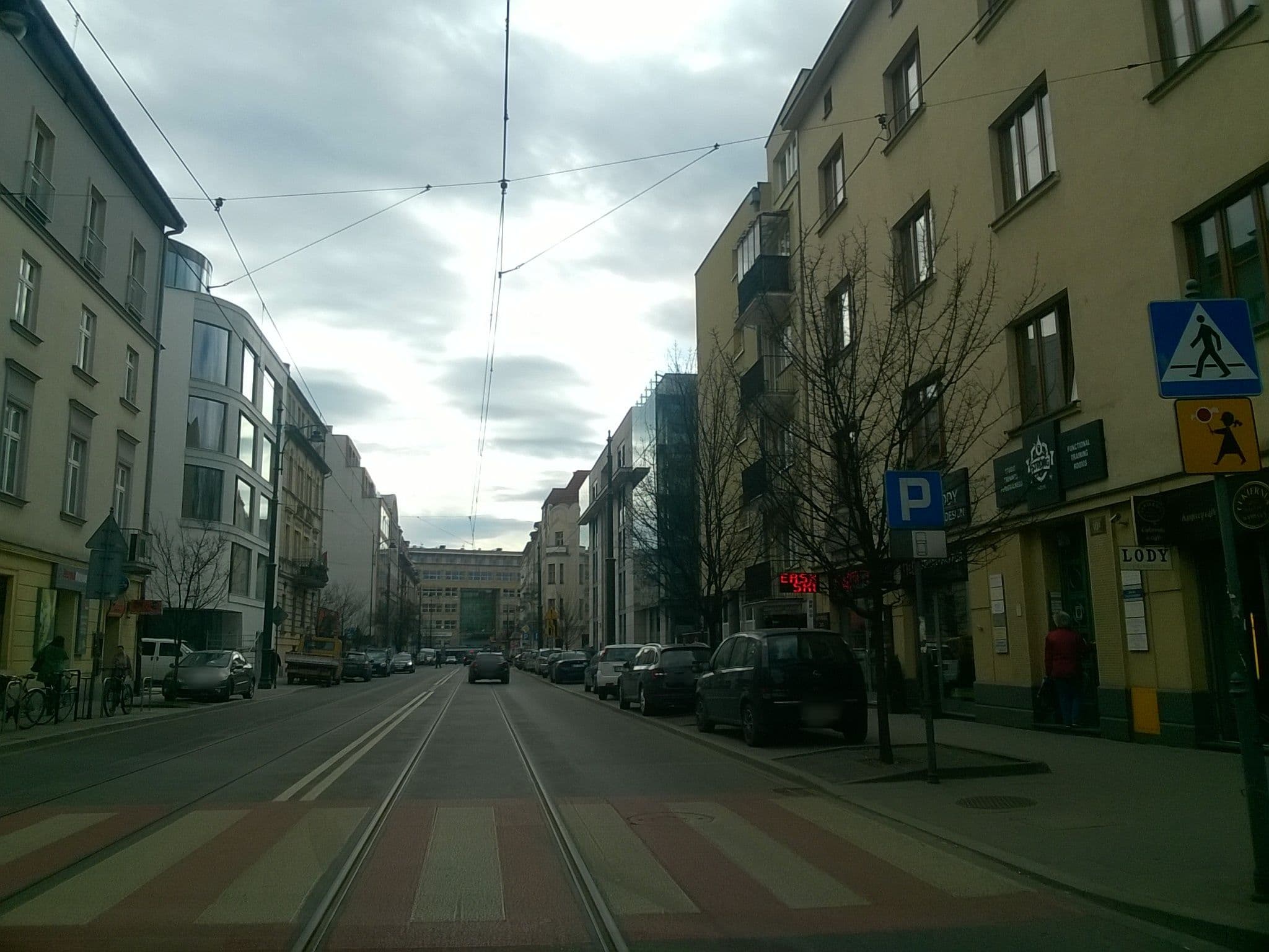 Street view near InPoint Apartment, Grzegórzki — © qmell (CC BY-SA · Mapillary)