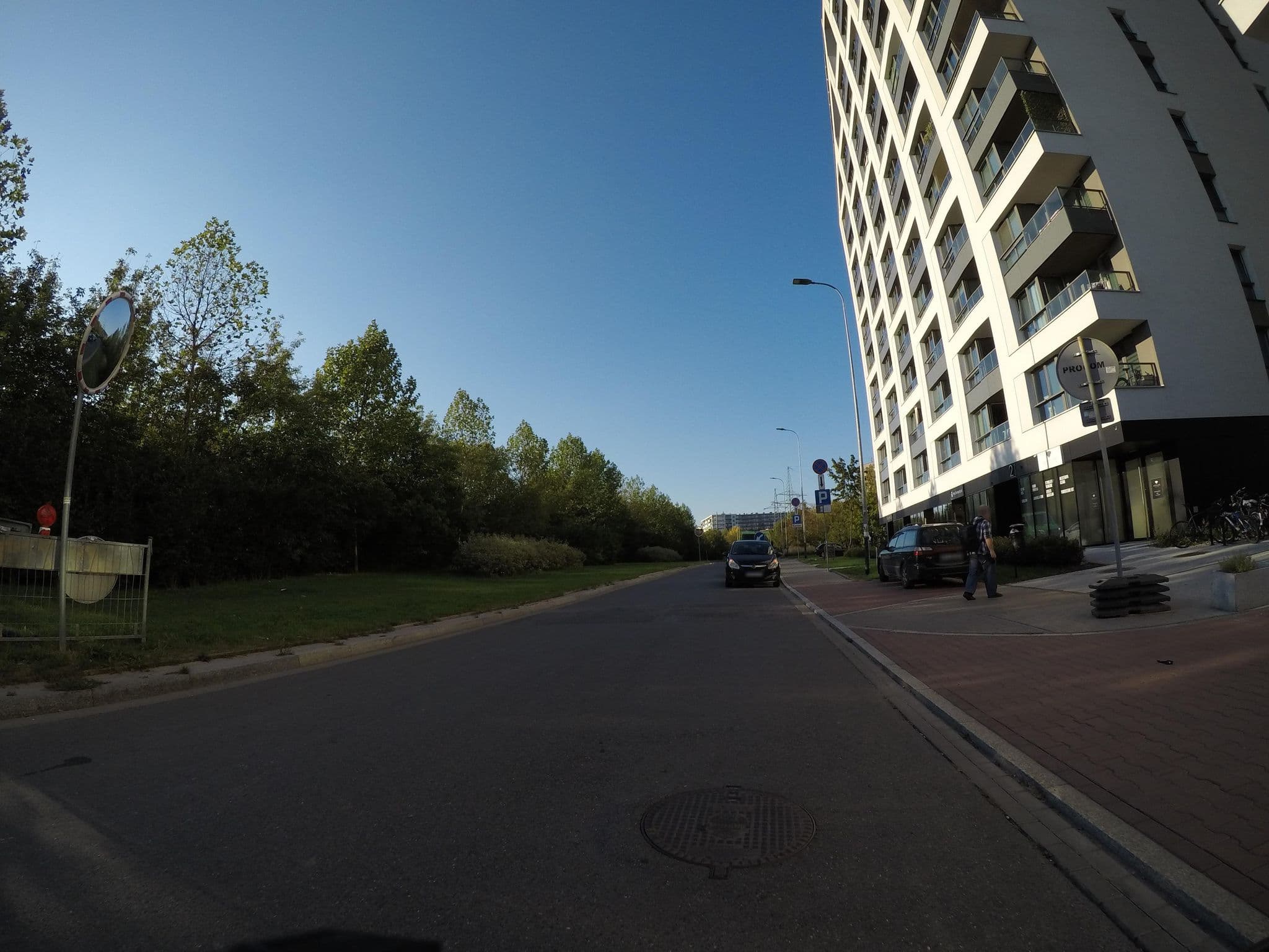 Street view near Mogilska Tower Apartment near Tauron Arena Krakow by InPoint, Grzegórzki — © st1 (CC BY-SA · Mapillary)