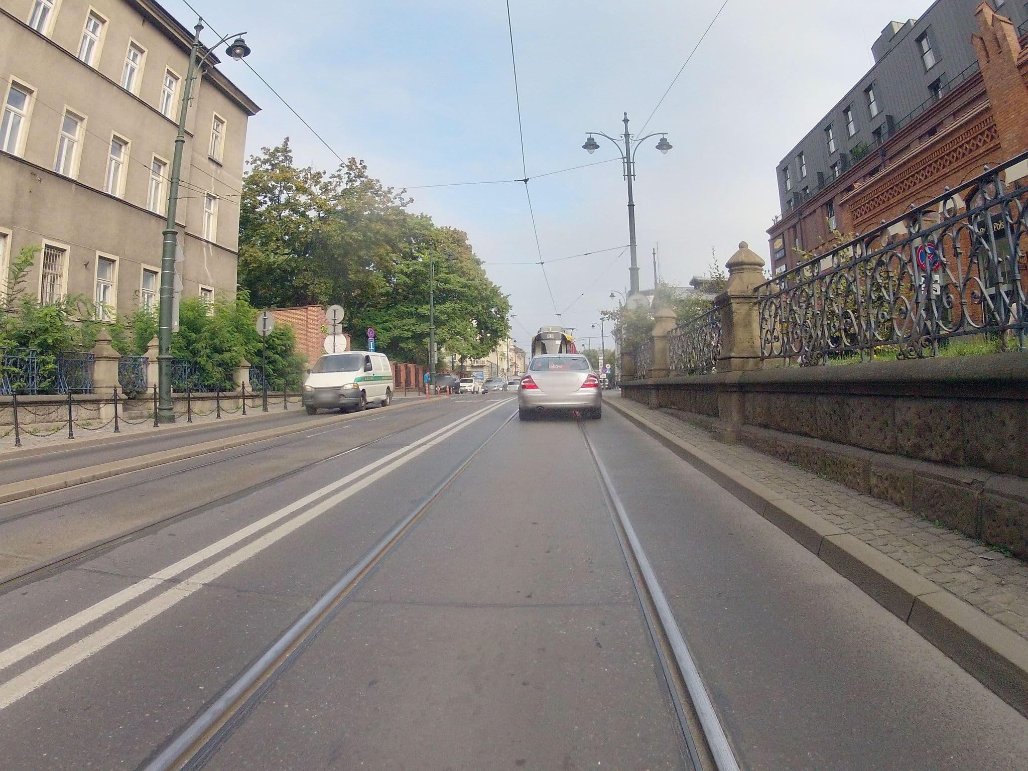 Street view near Old Town Luxury Apartments by Amstra, Kraków — © ekeshkekesh (CC BY-SA · Mapillary)