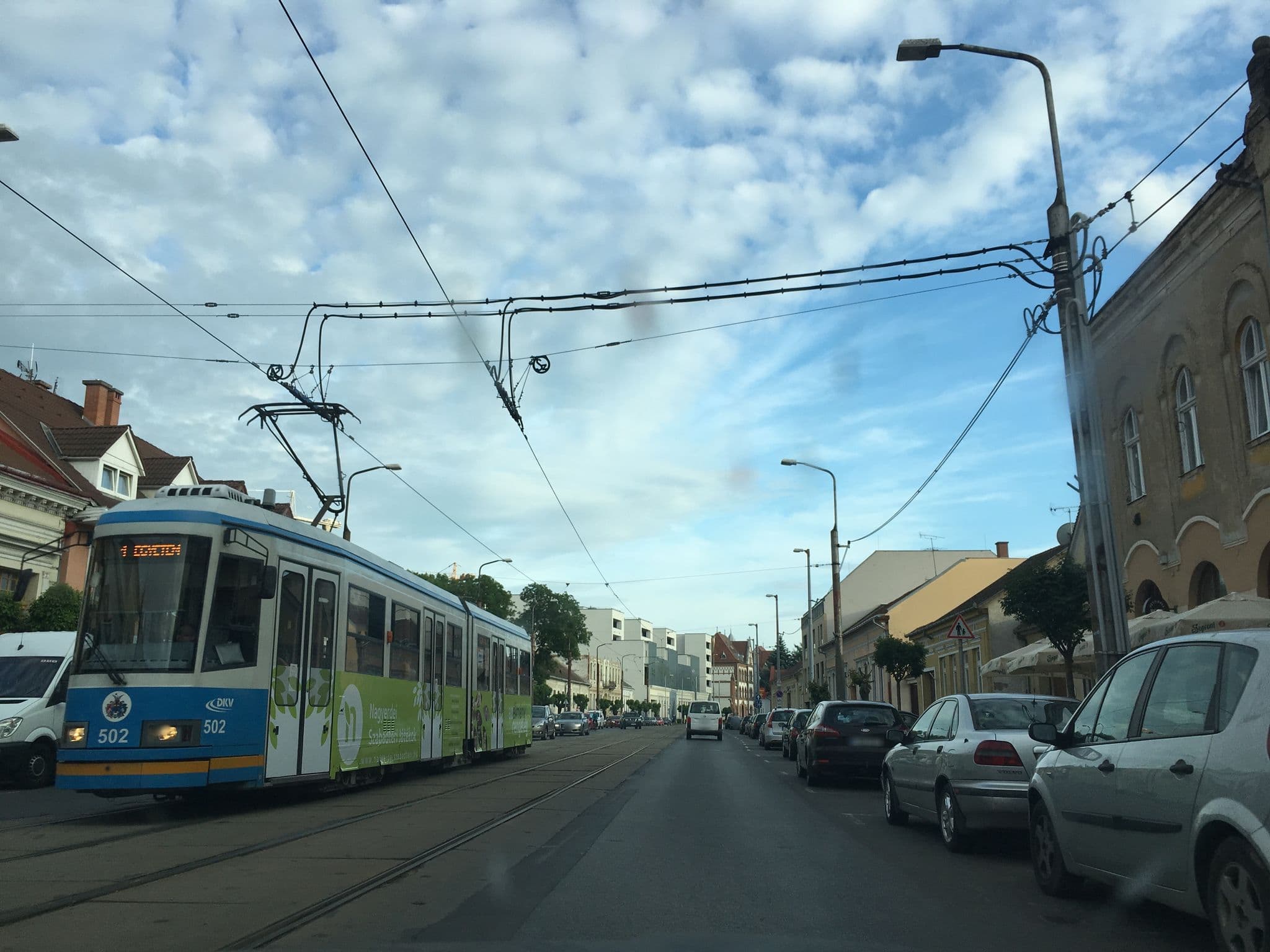 Street view near Péterfia Panzió, Debrecen — © zsolt (CC BY-SA · Mapillary)