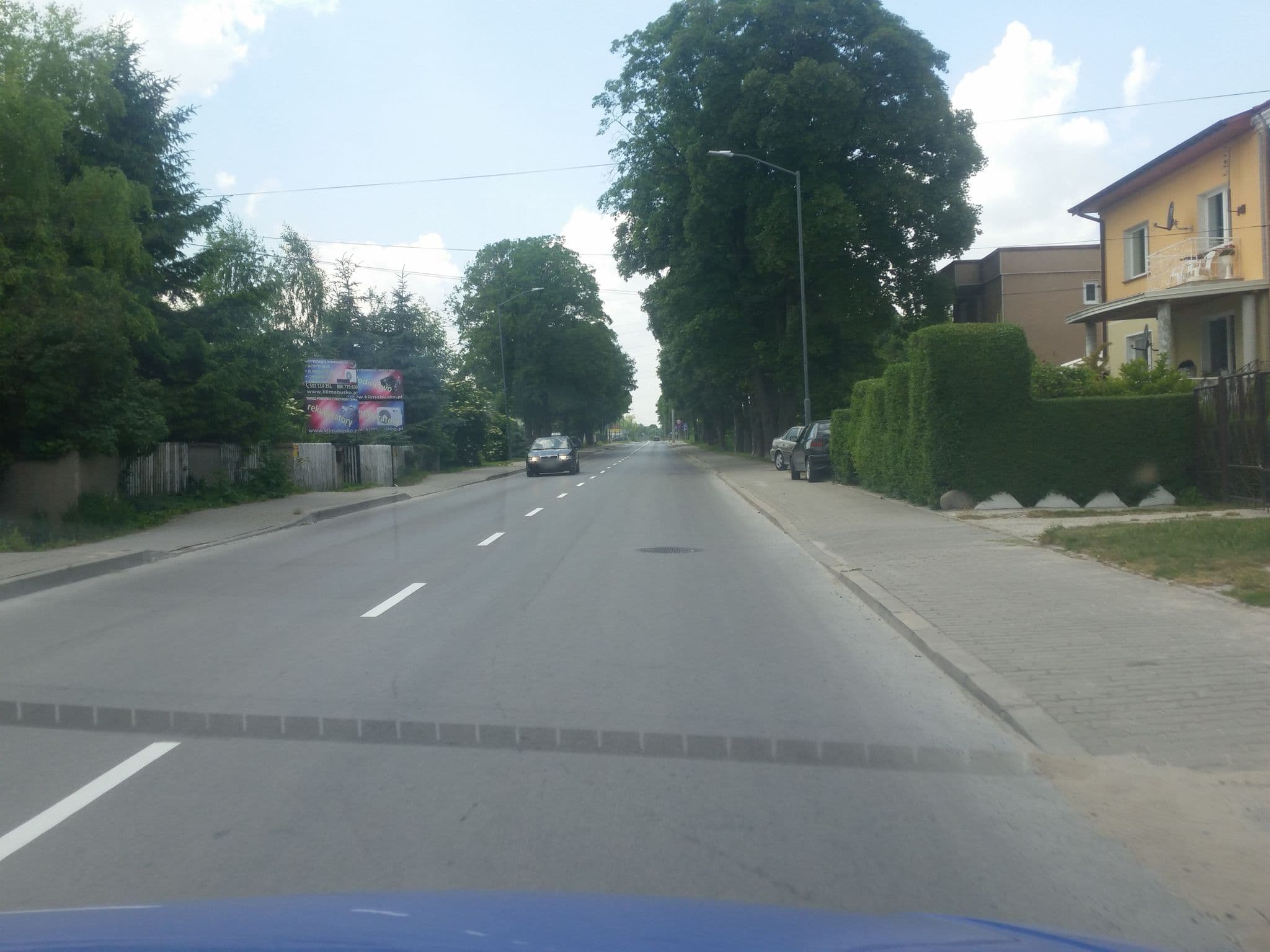 Street view near Pensjonat Joanna Sarna, Busko-Zdrój — © ireun (CC BY-SA · Mapillary)